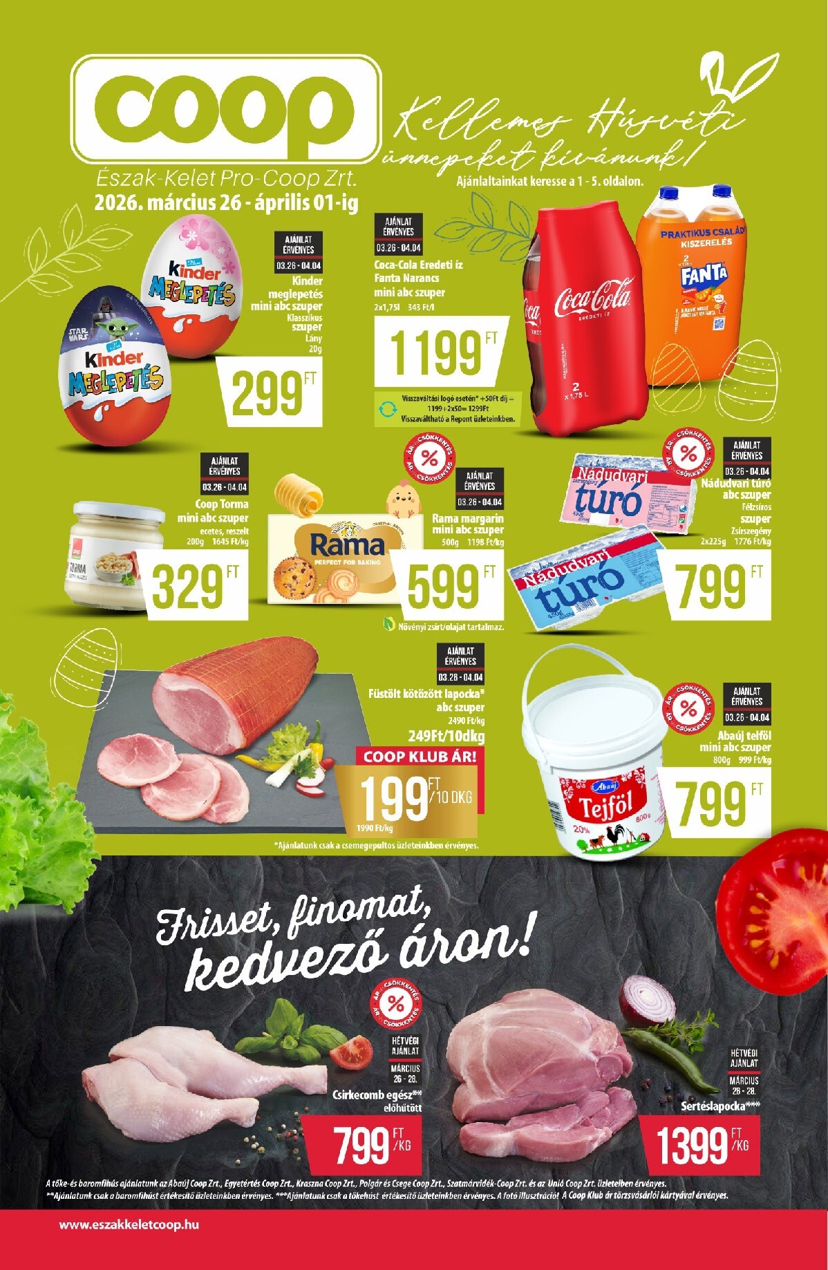 coop - Coop - Észak-Kelet akciós újság, érvényes 2026.03.26. - 2026.04.01.