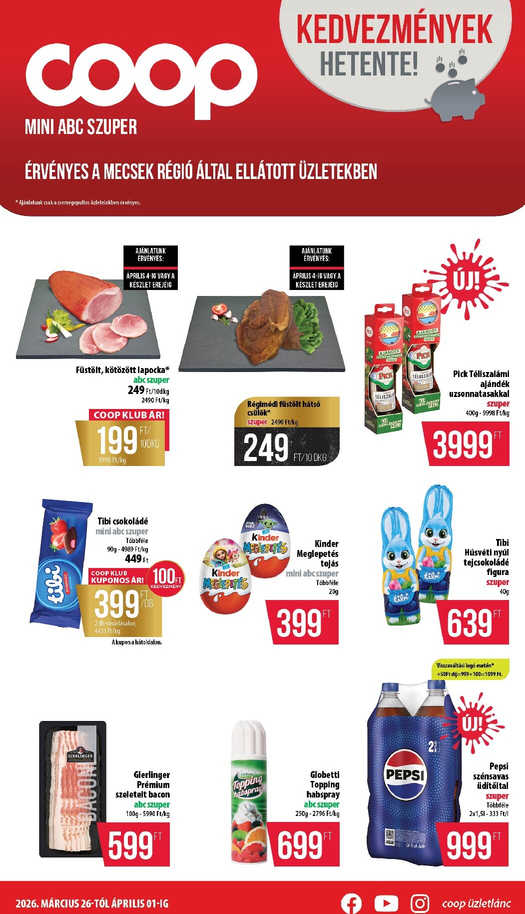 coop - Coop - Mecsek akciós újság, érvényes 2026.03.26. - 2026.04.01.