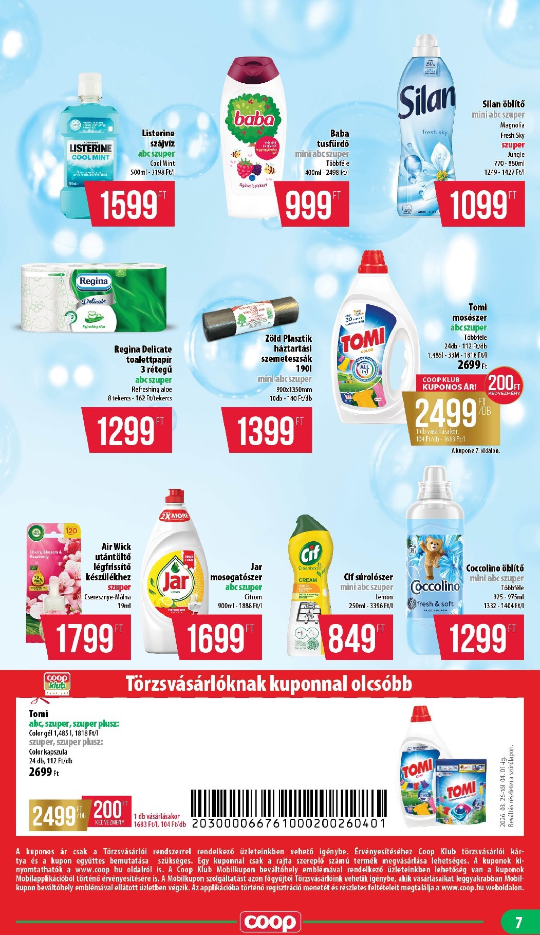 coop - Coop - Mecsek akciós újság, érvényes 2026.03.26. - 2026.04.01. - page: 7