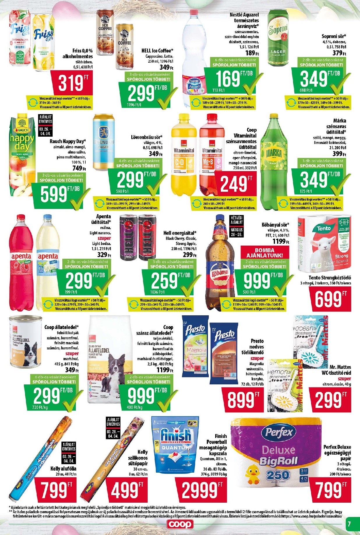 coop - Coop - Tisza - Abc-Szuper akciós újság, érvényes 2026.03.26. - 2026.04.01. - page: 7