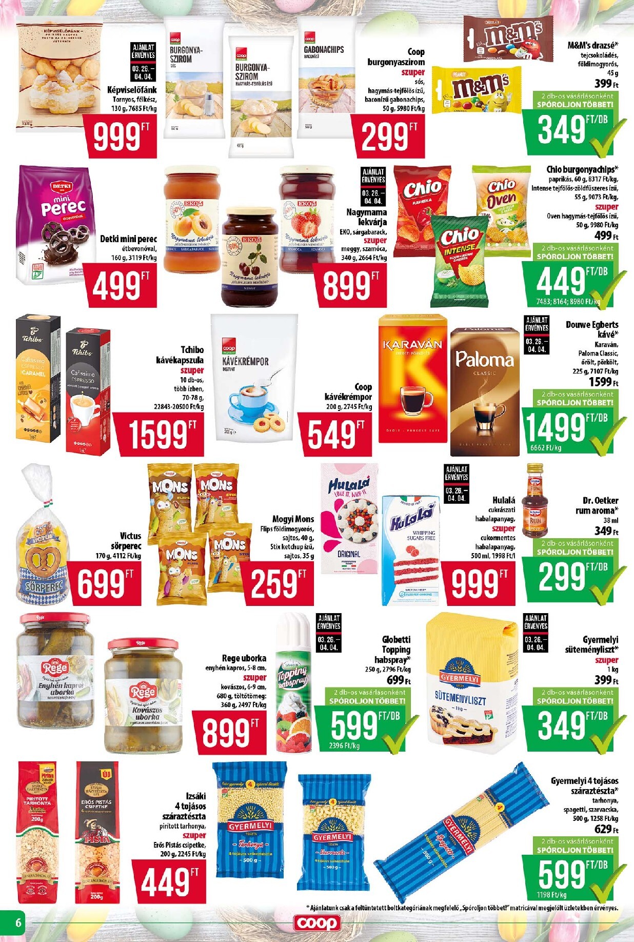 coop - Coop - Tisza - Abc-Szuper akciós újság, érvényes 2026.03.26. - 2026.04.01. - page: 6