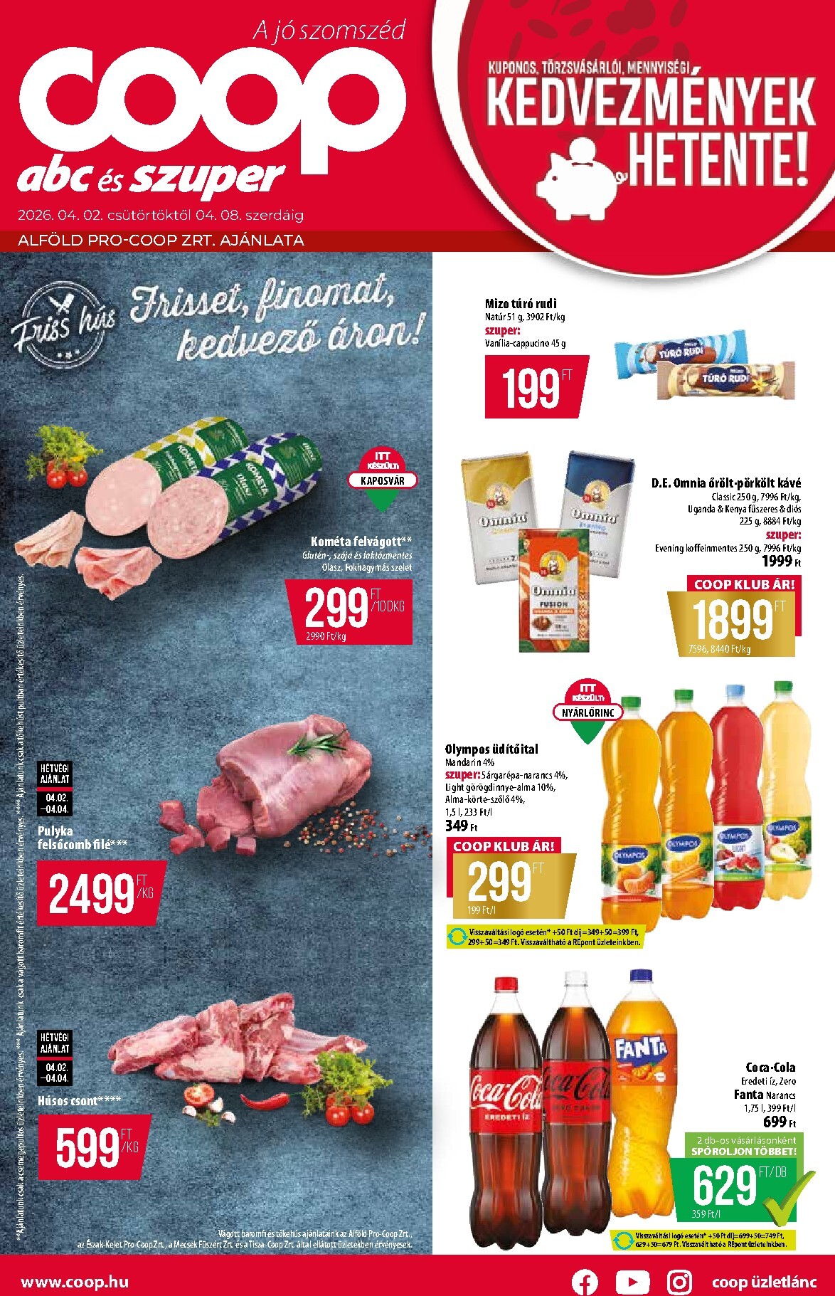 coop - Coop - Alföld - Abc-Szuper akciós újság, érvényes 2026.04.02. - 2026.04.08.