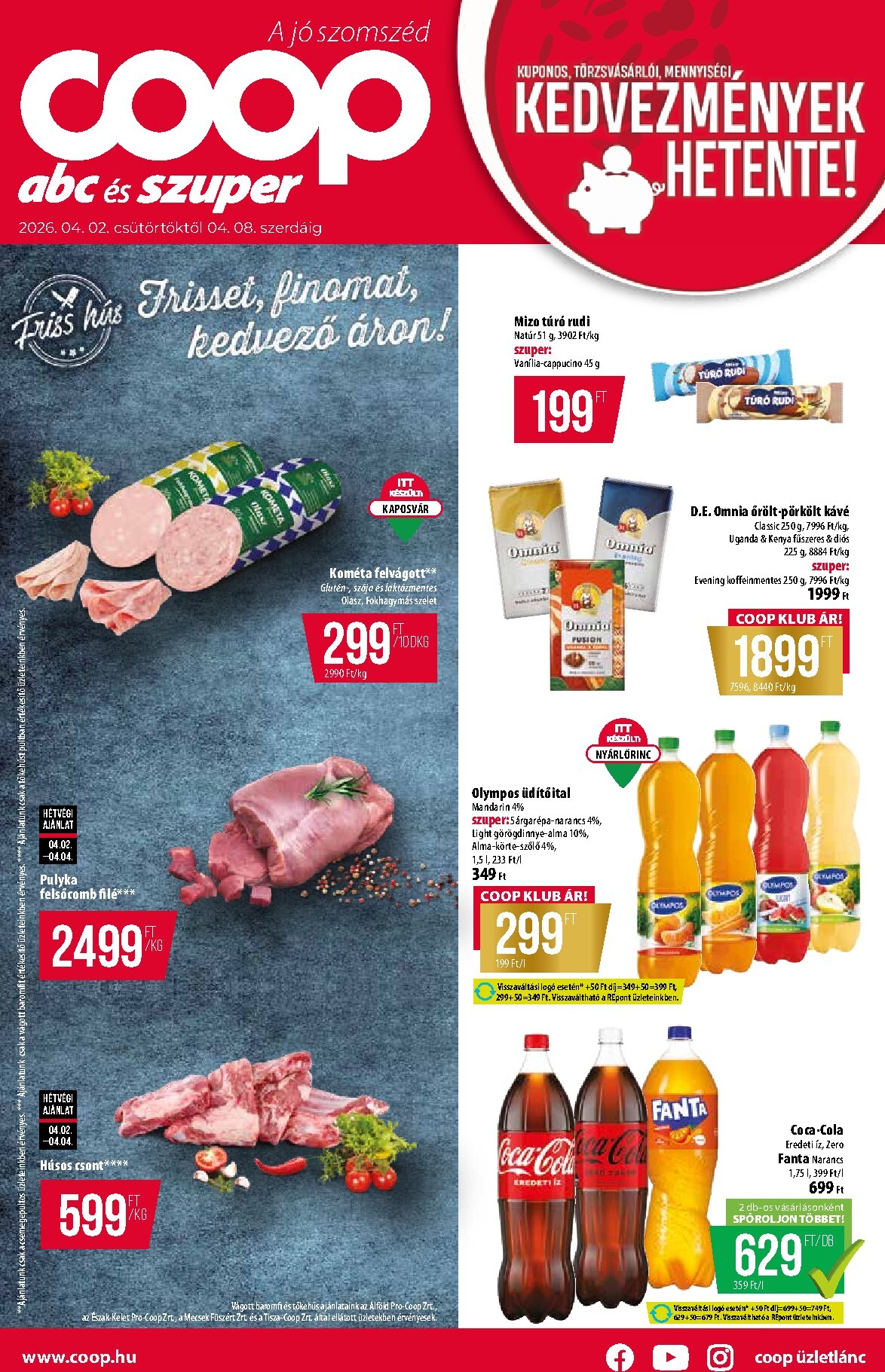 coop - Coop - Abc-Szuper akciós újság, érvényes 2026.04.02. - 2026.04.08.