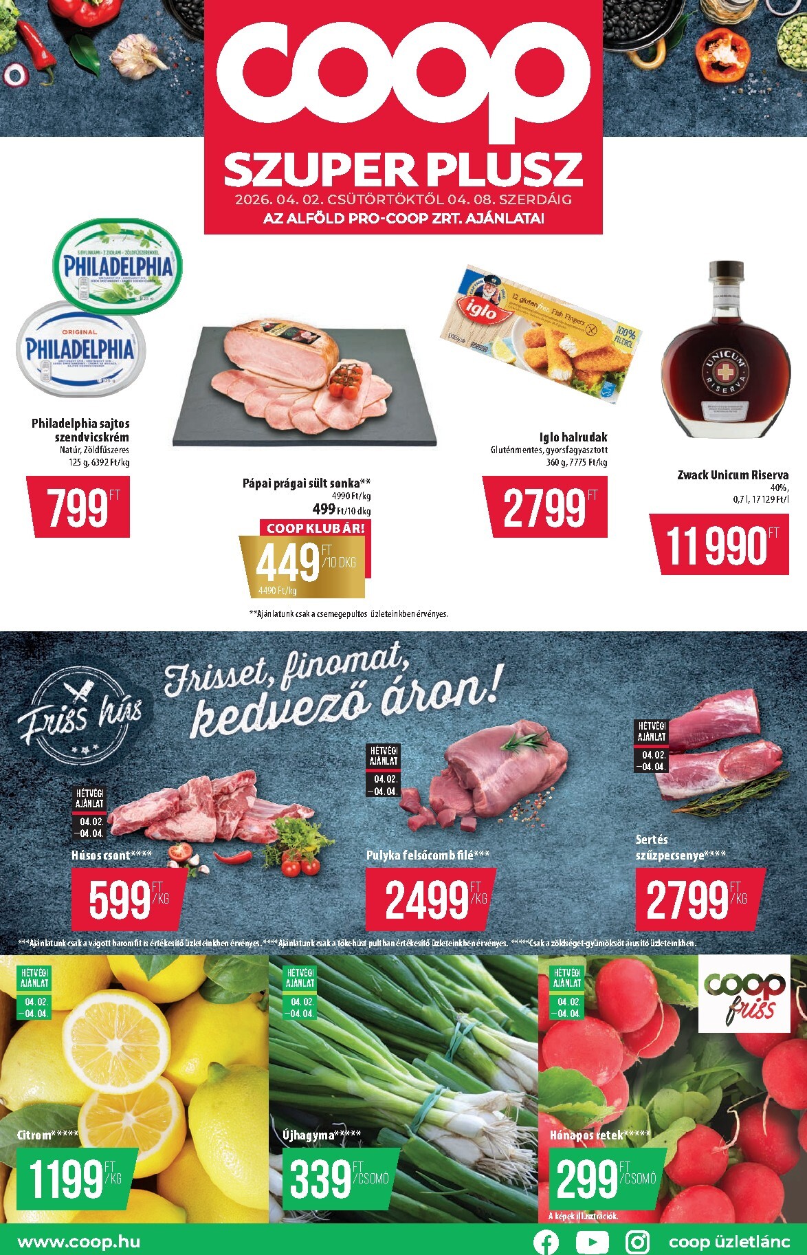 coop - Coop - Alföld Szuper Plusz akciós újság, érvényes 2026.04.02. - 2026.04.08.