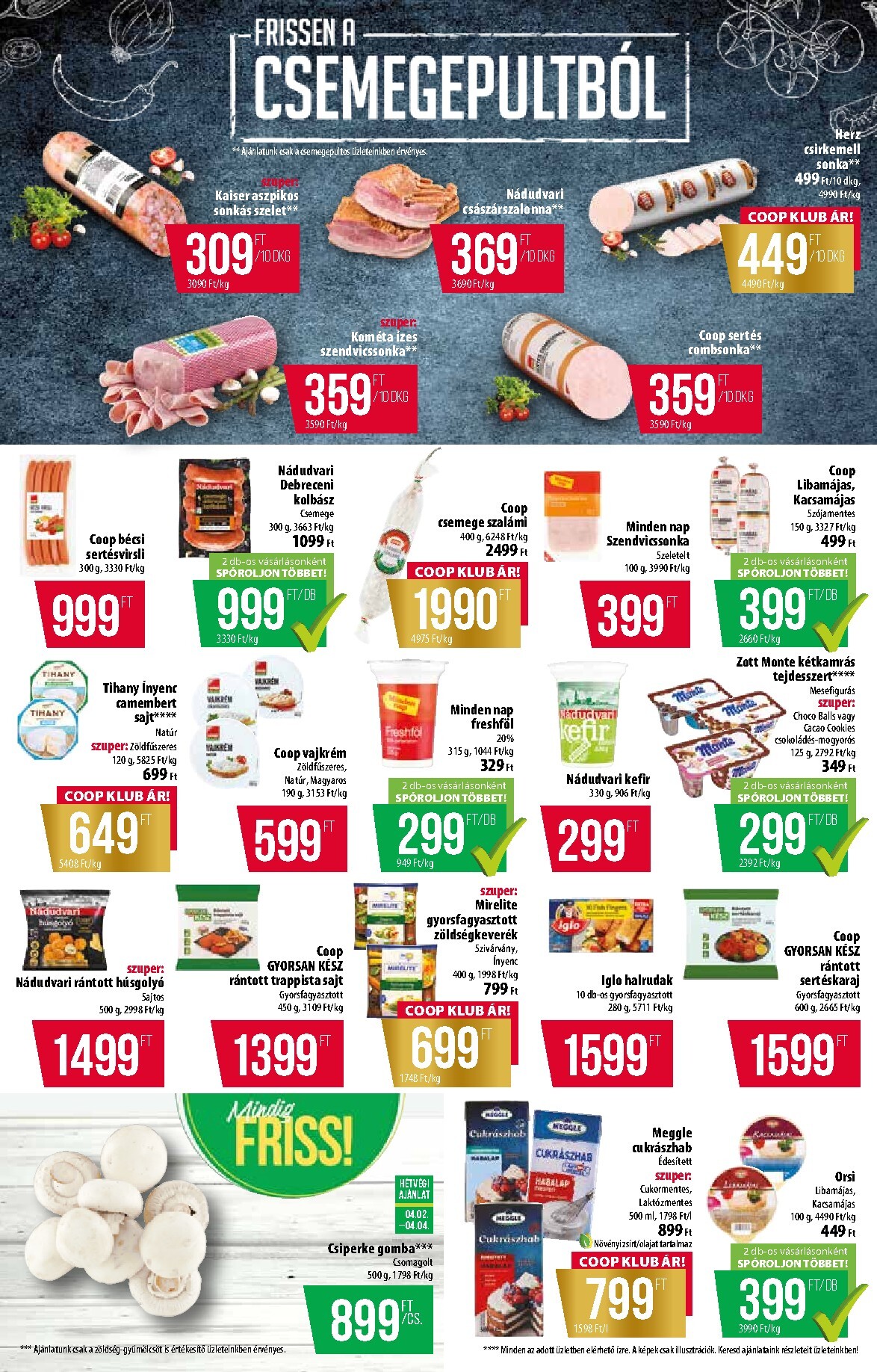 coop - Coop - Abc Szuper Észak-Kelet akciós újság, érvényes 2026.04.02. - 2026.04.08. - page: 2