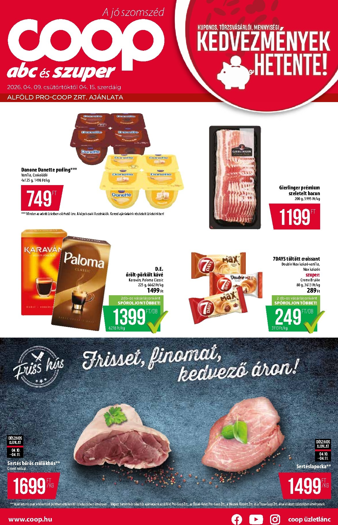 coop - Coop - Alföld - Abc-Szuper akciós újság, érvényes 2026.04.09. - 2026.04.15.