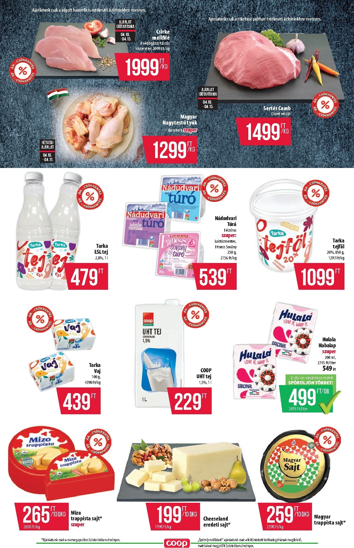 coop - A jövőbeli Coop - Szuper Plusz akciós újság csütörtöktől 2026.04.09.-tól szerdától 2026.04.15.-ig érvényes. - page: 3