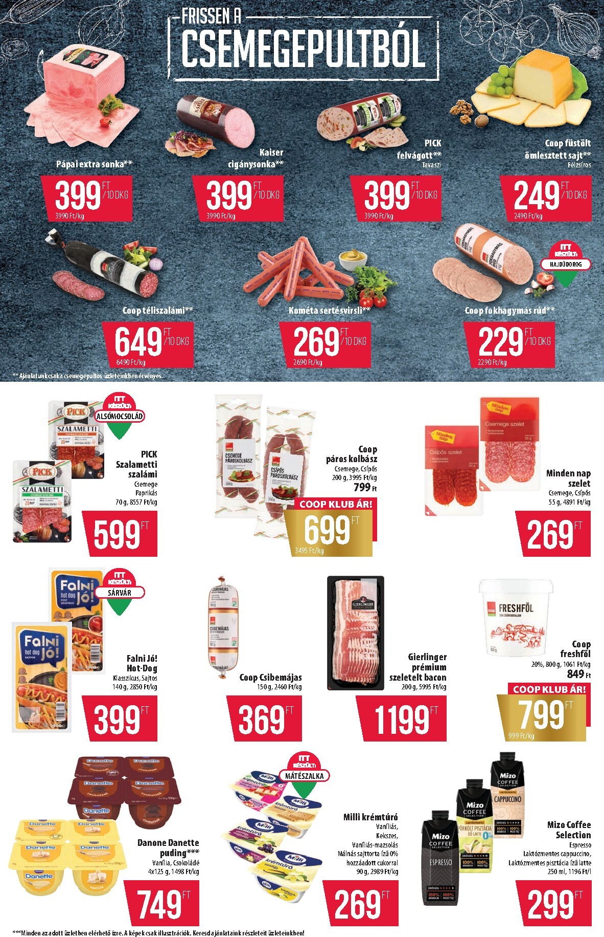 coop - A jövőbeli Coop - Tisza Szuper Plusz akciós újság csütörtöktől 2026.04.09.-tól szerdától 2026.04.15.-ig érvényes. - page: 2