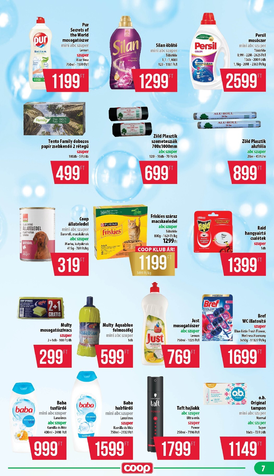 coop - Aktuális Coop - Nyírzem/Szabolcs Coop szórólap érvényes csütörtöktől 2026.04.16.-től szerdától 2026.04.22.-ig - page: 7