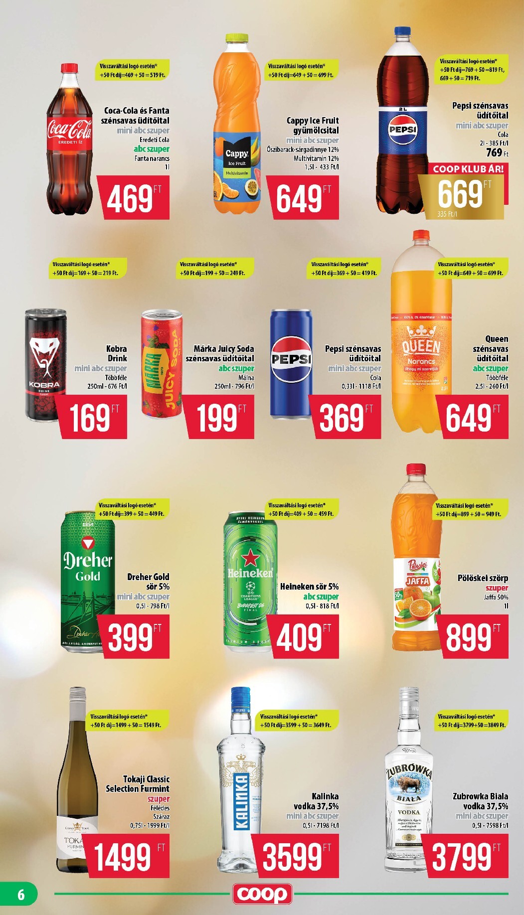 coop - Aktuális Coop - Nyírzem/Szabolcs Coop szórólap érvényes csütörtöktől 2026.04.16.-től szerdától 2026.04.22.-ig - page: 6