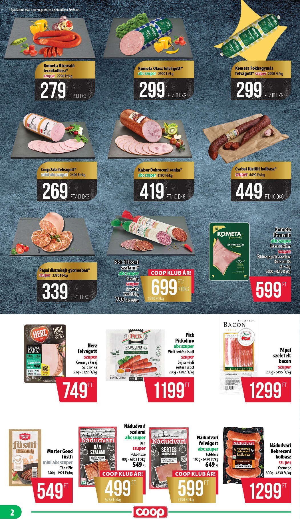 coop - Aktuális Coop - Nyírzem/Szabolcs Coop szórólap érvényes csütörtöktől 2026.04.16.-től szerdától 2026.04.22.-ig - page: 2