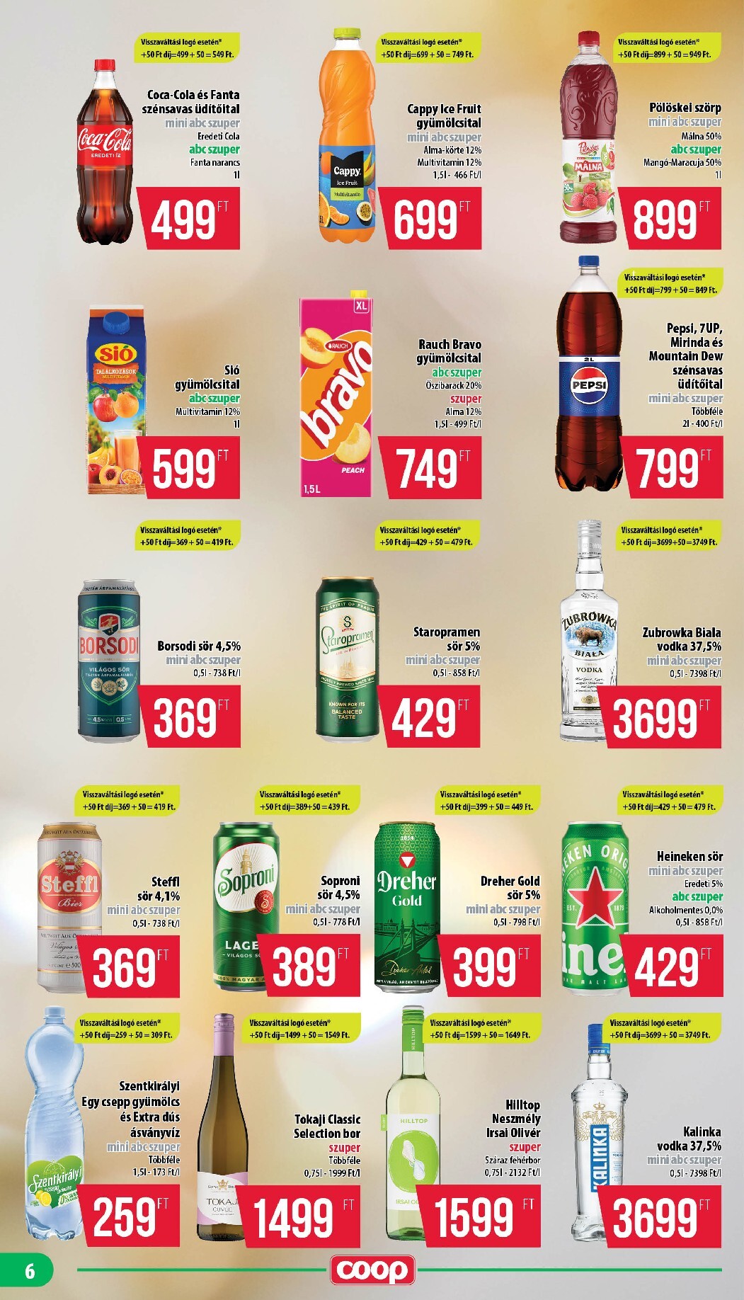 coop - Aktuális Coop - Mecsek szórólap érvényes csütörtöktől 2026.04.16.-től szerdától 2026.04.22.-ig - page: 6