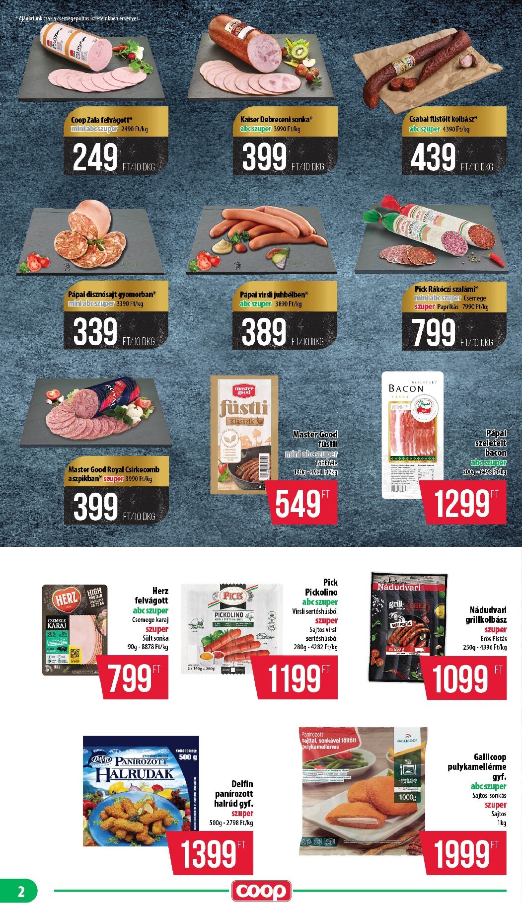 coop - Aktuális Coop - Mecsek szórólap érvényes csütörtöktől 2026.04.16.-től szerdától 2026.04.22.-ig - page: 2