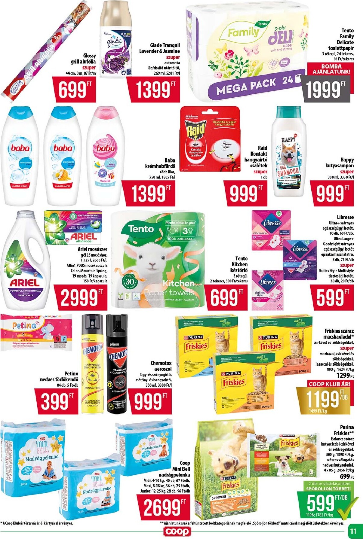 coop - Aktuális Coop - Tisza - Abc-Szuper szórólap érvényes csütörtöktől 2026.04.16.-től szerdától 2026.04.22.-ig - page: 11