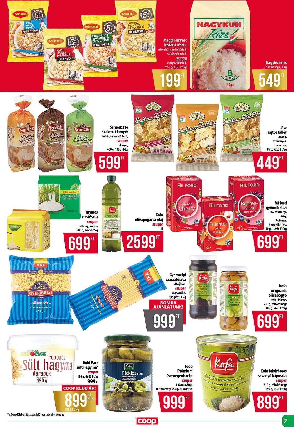 coop - Aktuális Coop - Tisza - Abc-Szuper szórólap érvényes csütörtöktől 2026.04.16.-től szerdától 2026.04.22.-ig - page: 7