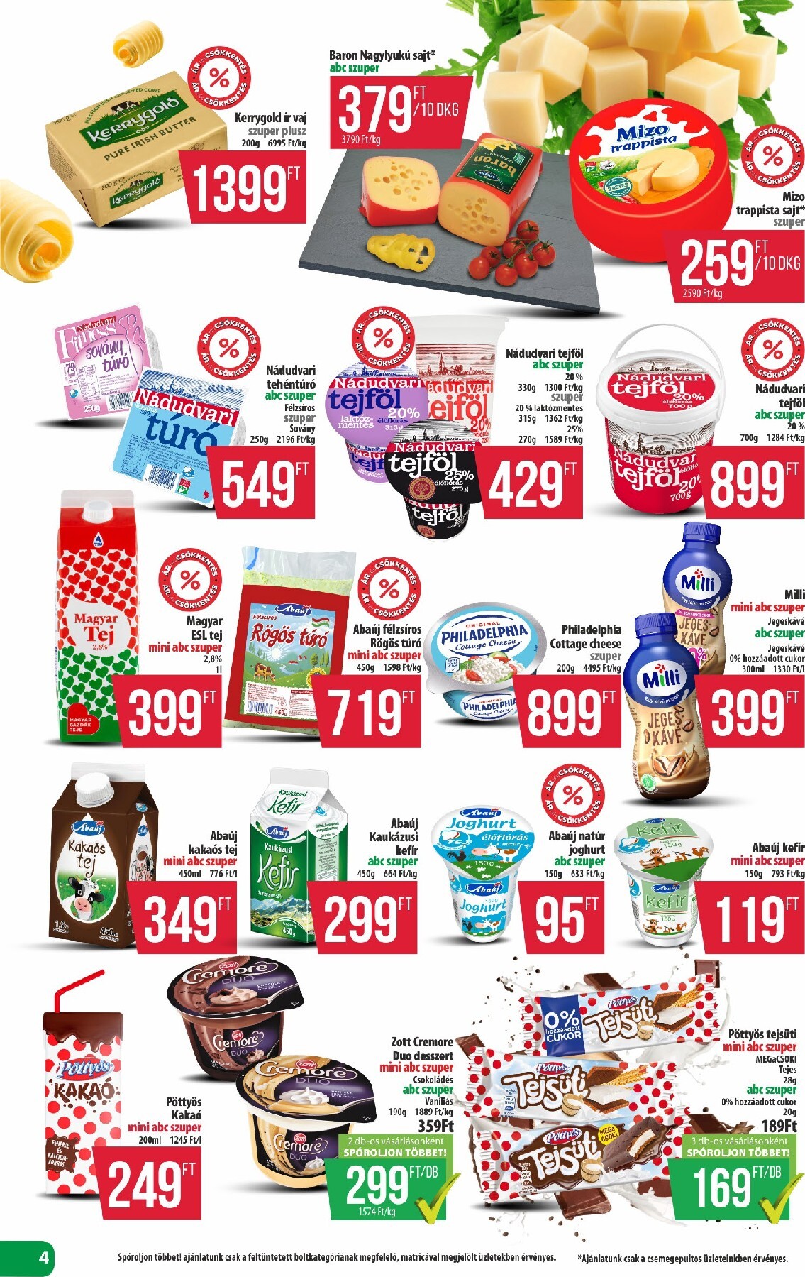 coop - A jövőbeli Coop - Észak-Kelet akciós újság csütörtöktől 2026.04.23.-tól szerdától 2026.04.29.-ig érvényes. - page: 4