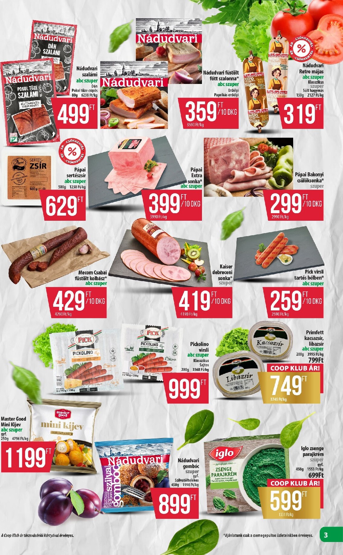 coop - A jövőbeli Coop - Észak-Kelet akciós újság csütörtöktől 2026.04.23.-tól szerdától 2026.04.29.-ig érvényes. - page: 3