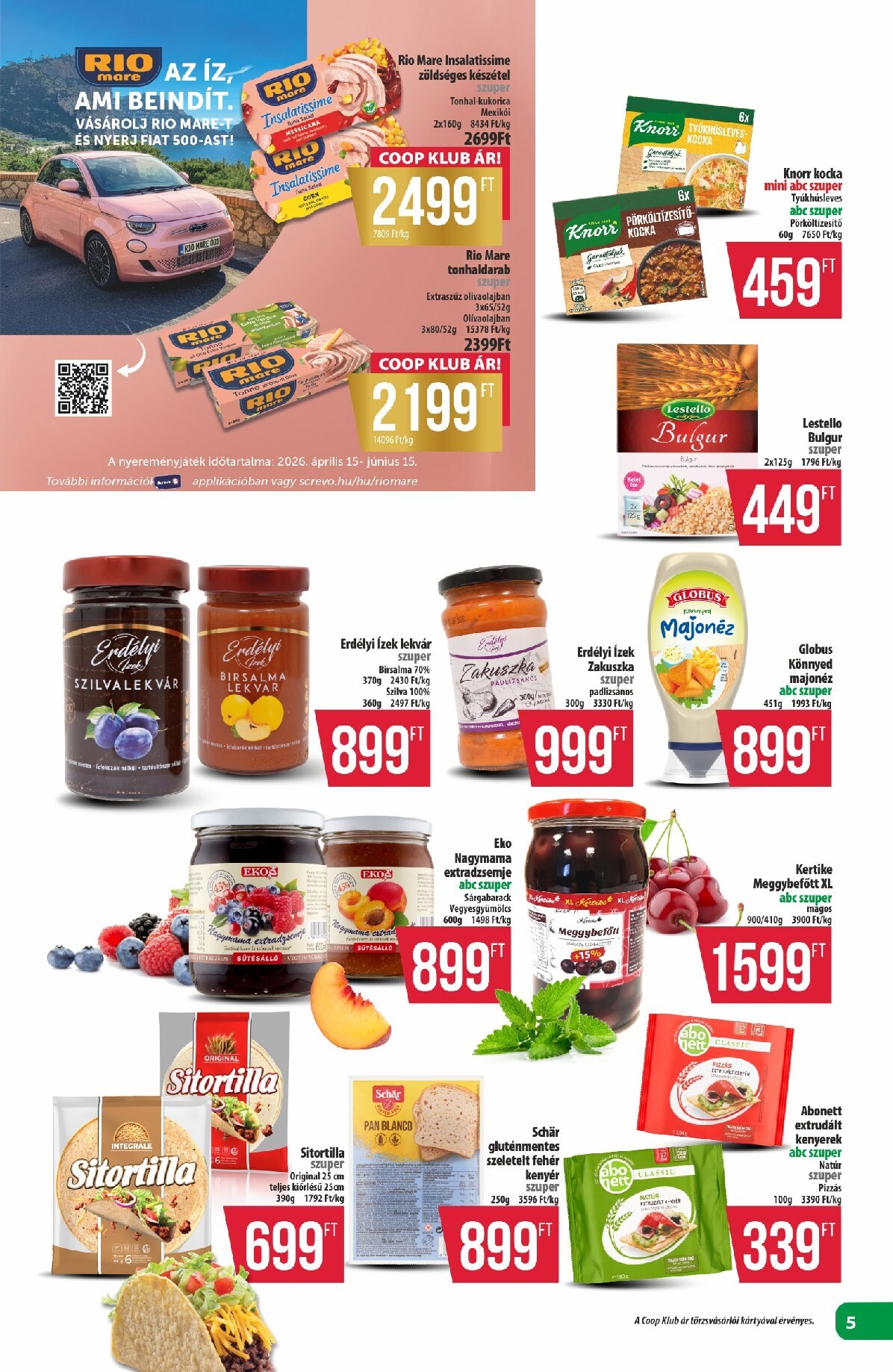 coop - A jövőbeli Coop - Észak-Kelet akciós újság csütörtöktől 2026.04.23.-tól szerdától 2026.04.29.-ig érvényes. - page: 5