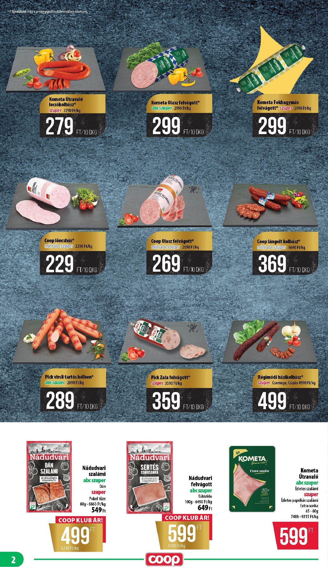 coop - A jövőbeli Coop - Nyírzem/Szabolcs Coop akciós újság csütörtöktől 2026.04.23.-tól szerdától 2026.04.29.-ig érvényes. - page: 2