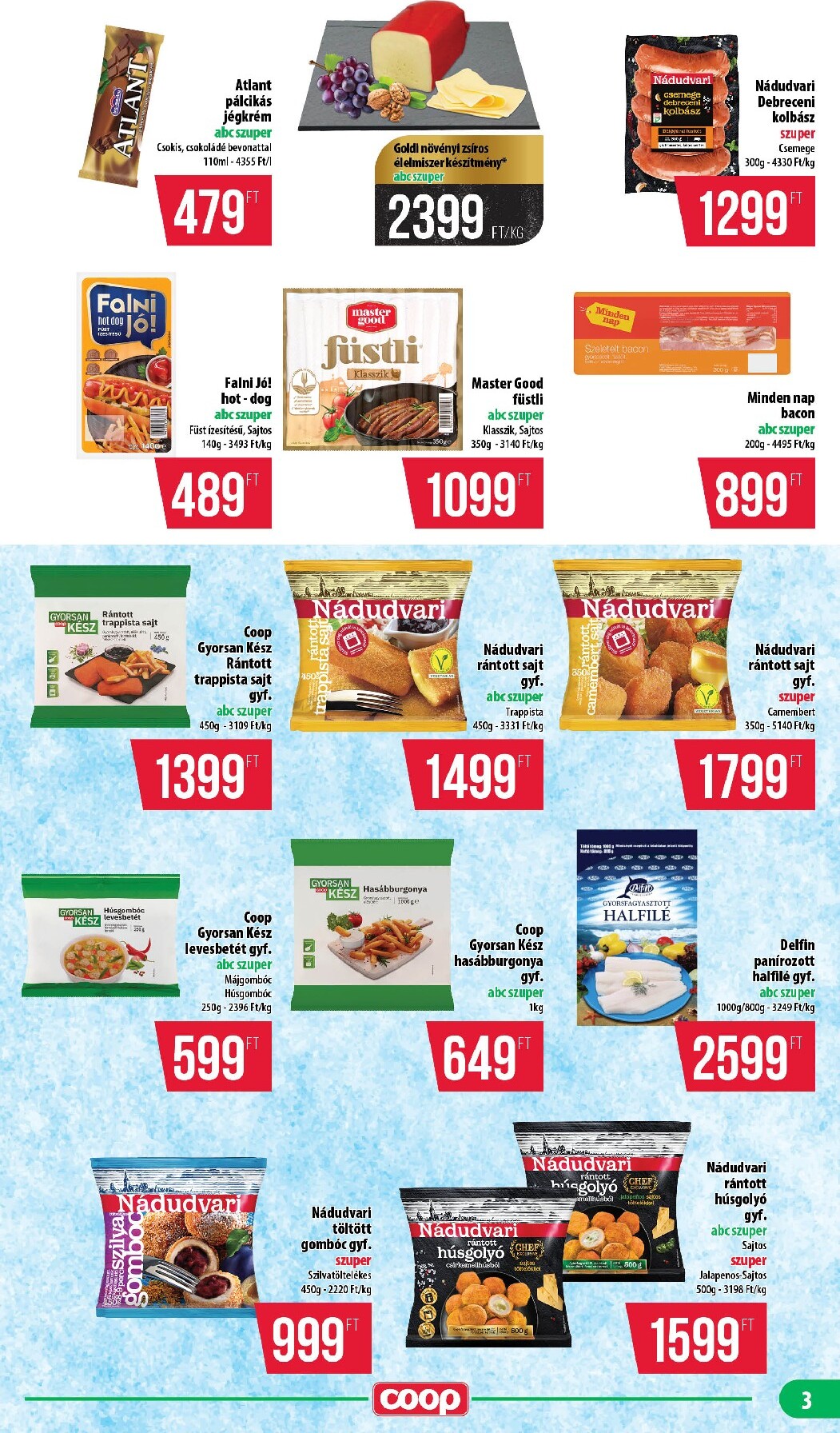 coop - A jövőbeli Coop - Nyírzem/Szabolcs Coop akciós újság csütörtöktől 2026.04.23.-tól szerdától 2026.04.29.-ig érvényes. - page: 3