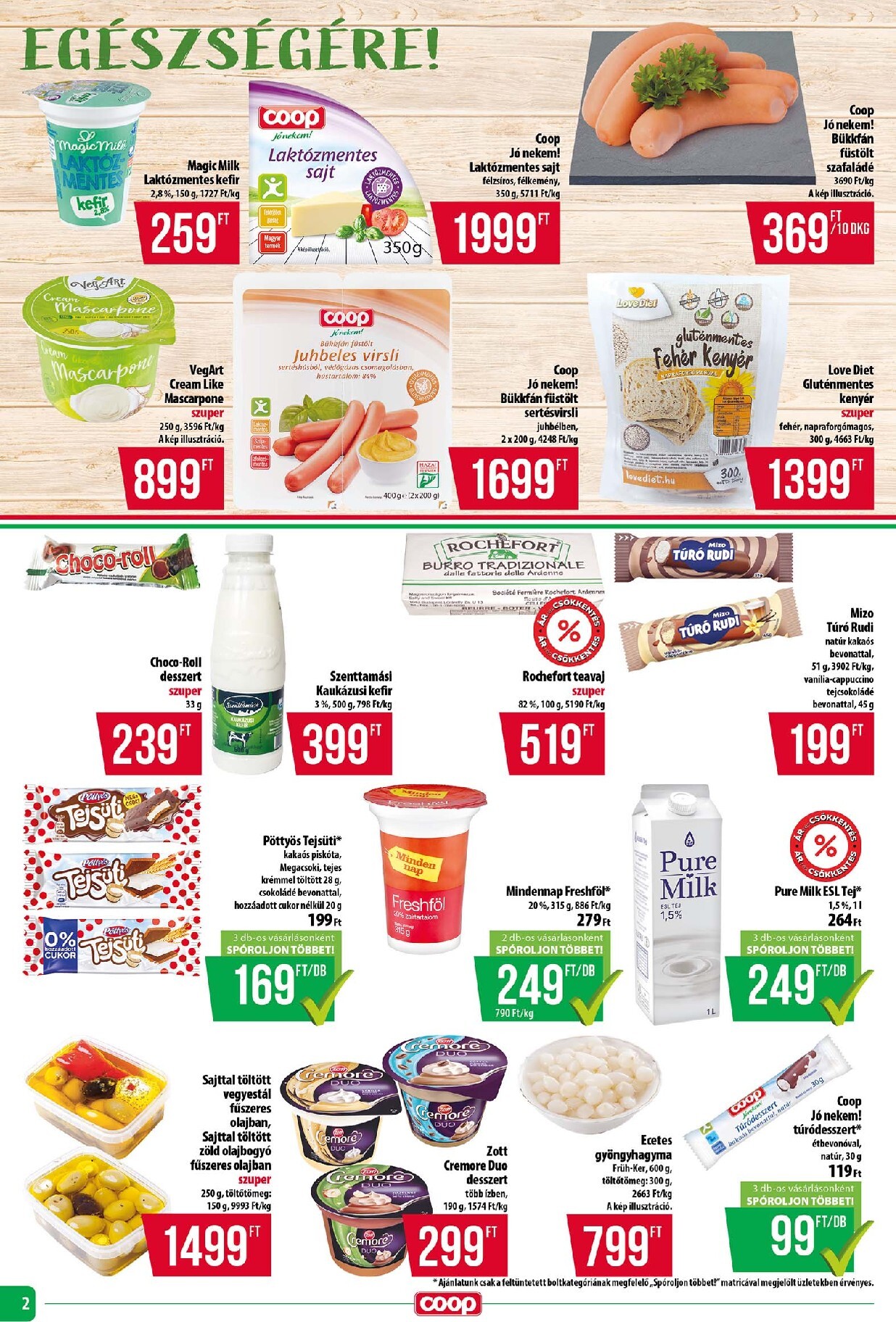 coop - A jövőbeli Coop - Tisza - Abc-Szuper akciós újság csütörtöktől 2026.04.23.-tól szerdától 2026.04.29.-ig érvényes. - page: 2