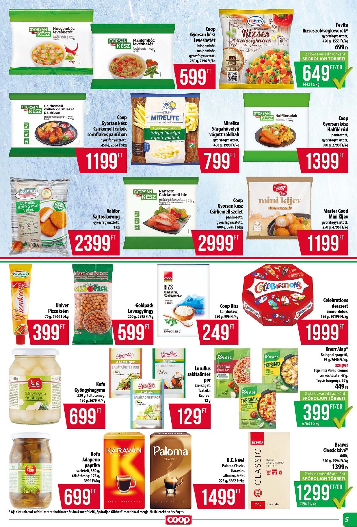 coop - A jövőbeli Coop - Tisza - Abc-Szuper akciós újság csütörtöktől 2026.04.23.-tól szerdától 2026.04.29.-ig érvényes. - page: 5