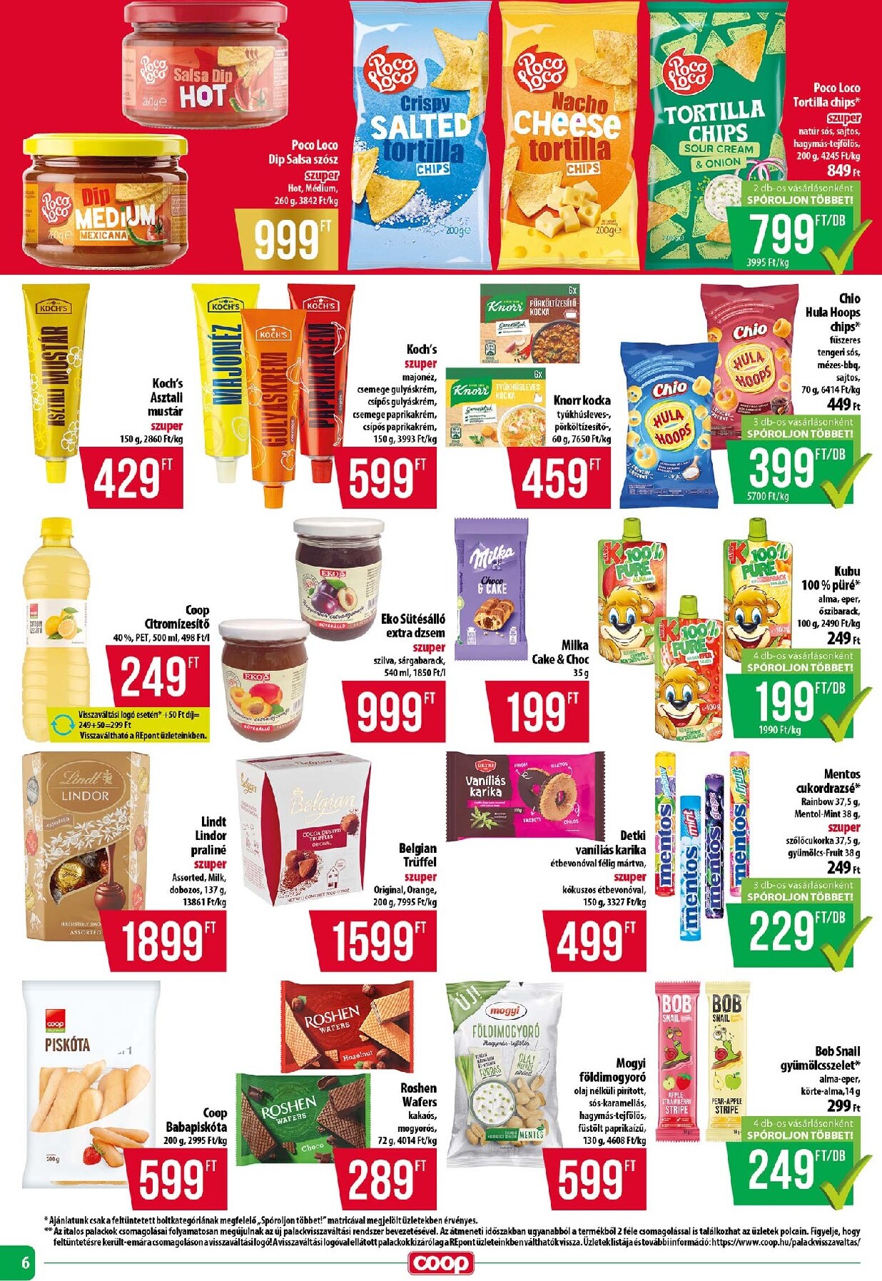 coop - A jövőbeli Coop - Tisza - Abc-Szuper akciós újság csütörtöktől 2026.04.23.-tól szerdától 2026.04.29.-ig érvényes. - page: 6