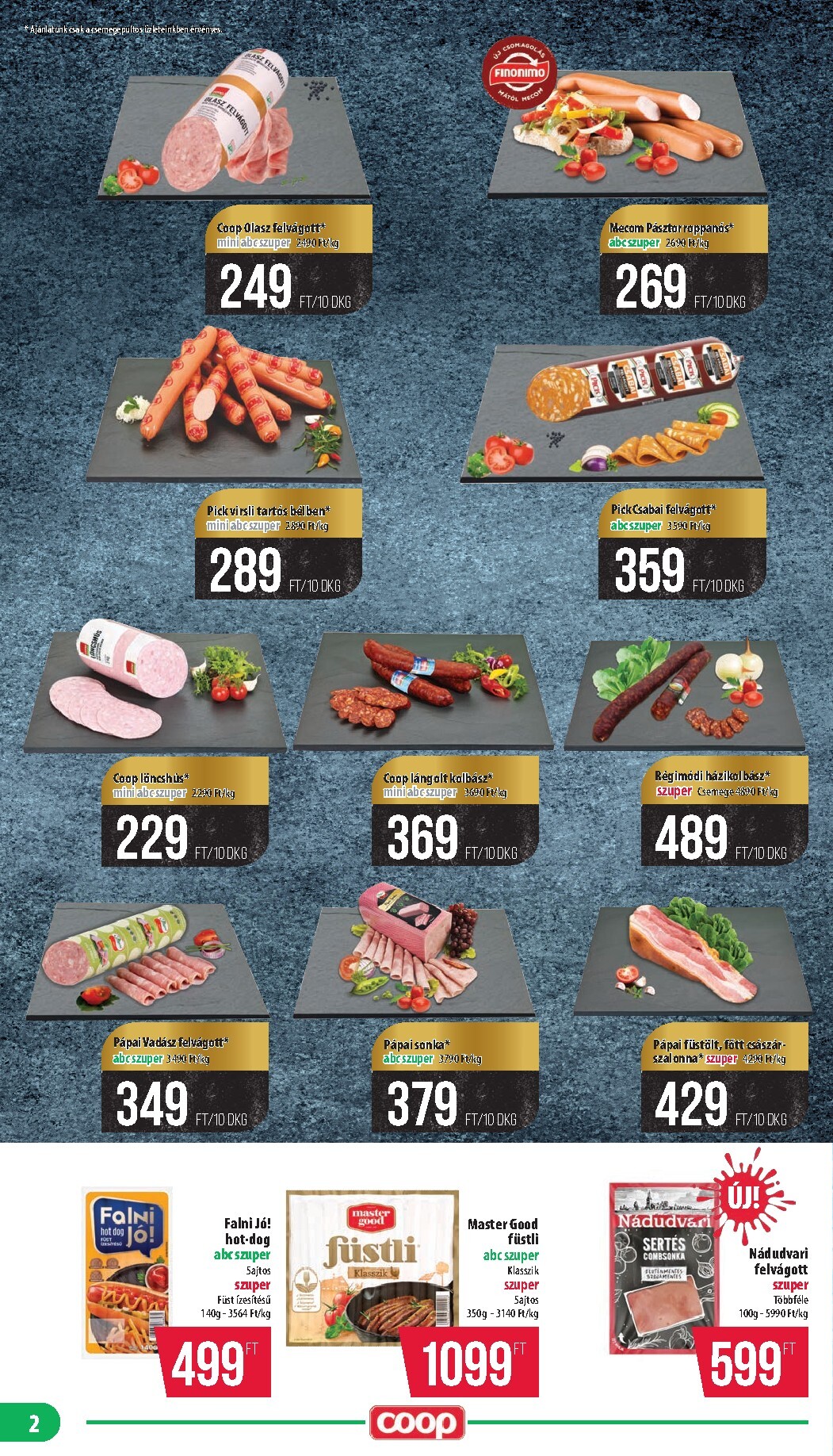 coop - A jövőbeli Coop - Mecsek akciós újság csütörtöktől 2026.04.23.-tól szerdától 2026.04.29.-ig érvényes. - page: 2