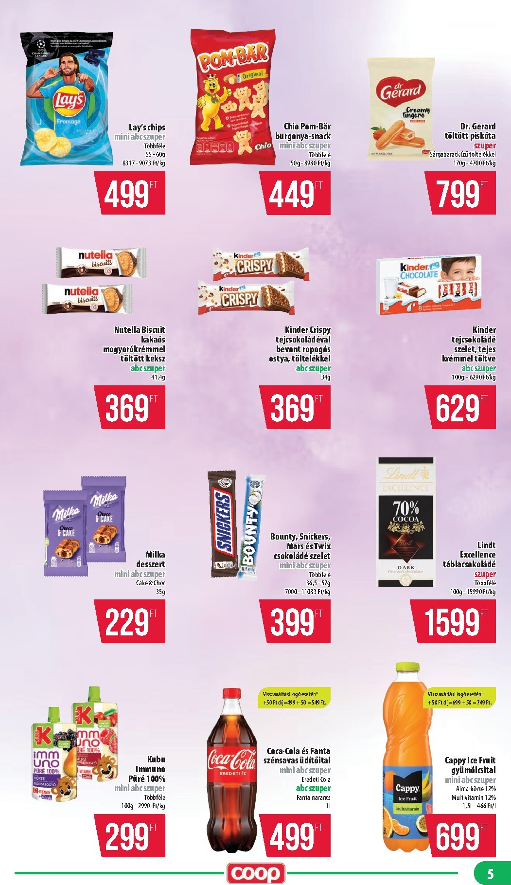 coop - A jövőbeli Coop - Mecsek akciós újság csütörtöktől 2026.04.23.-tól szerdától 2026.04.29.-ig érvényes. - page: 5