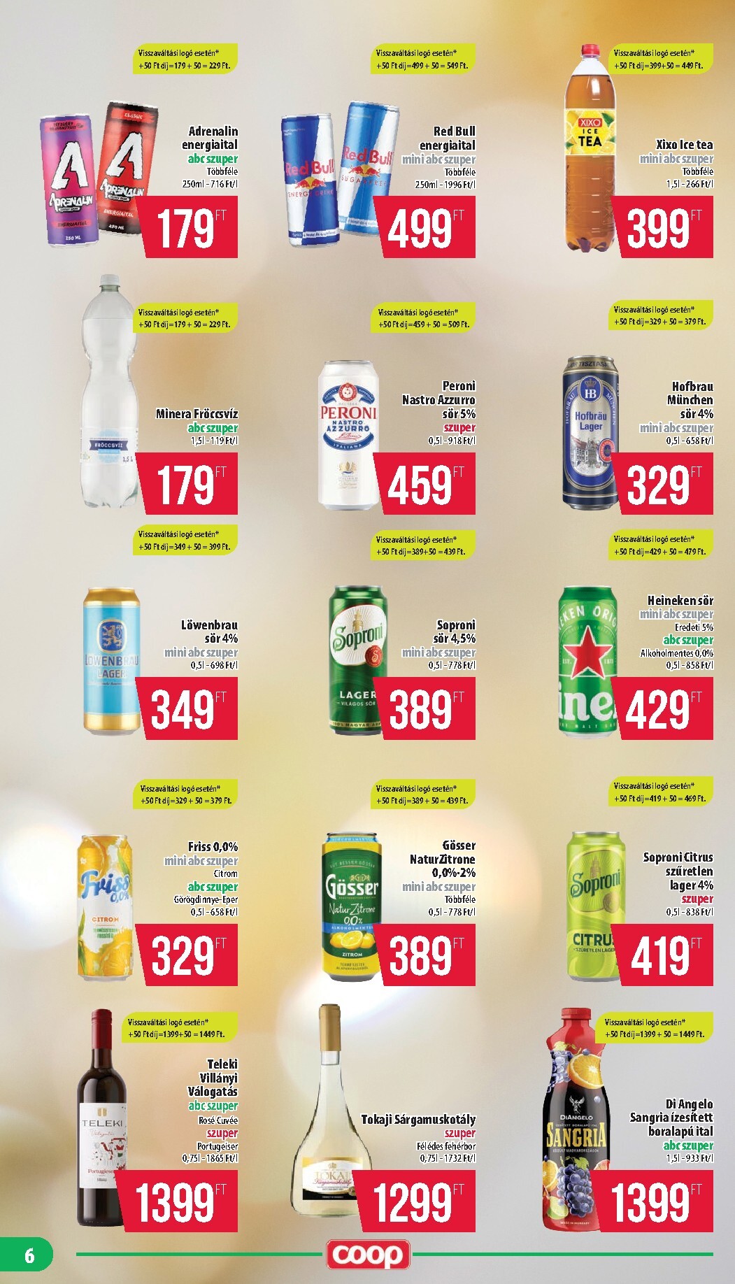 coop - A jövőbeli Coop - Mecsek akciós újság csütörtöktől 2026.04.23.-tól szerdától 2026.04.29.-ig érvényes. - page: 6