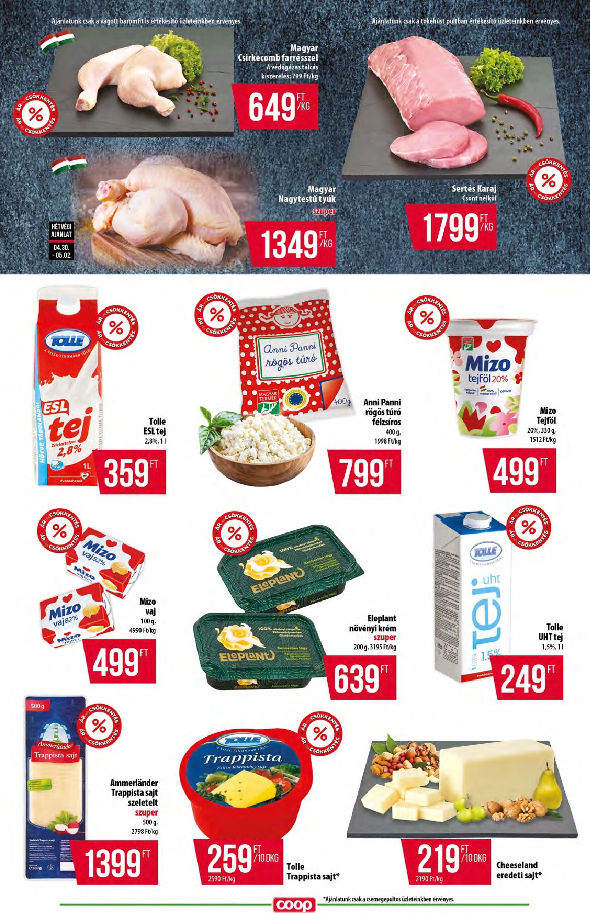 coop - A jövőbeli Coop - Alföld - Abc-Szuper akciós újság csütörtöktől 2026.04.30.-tól szerdától 2026.05.06.-ig érvényes. - page: 3