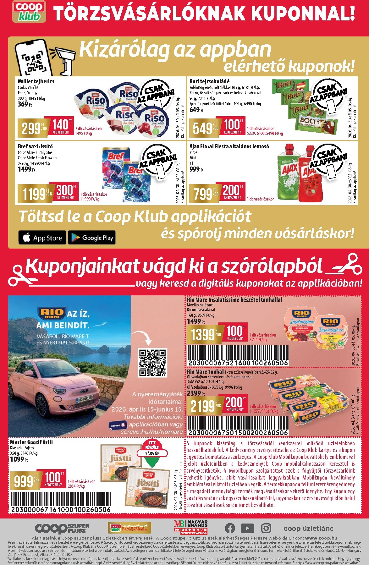 coop - A jövőbeli Coop - Eszak-Kelet Szuper Plusz akciós újság csütörtöktől 2026.04.30.-tól szerdától 2026.05.06.-ig érvényes. - page: 12
