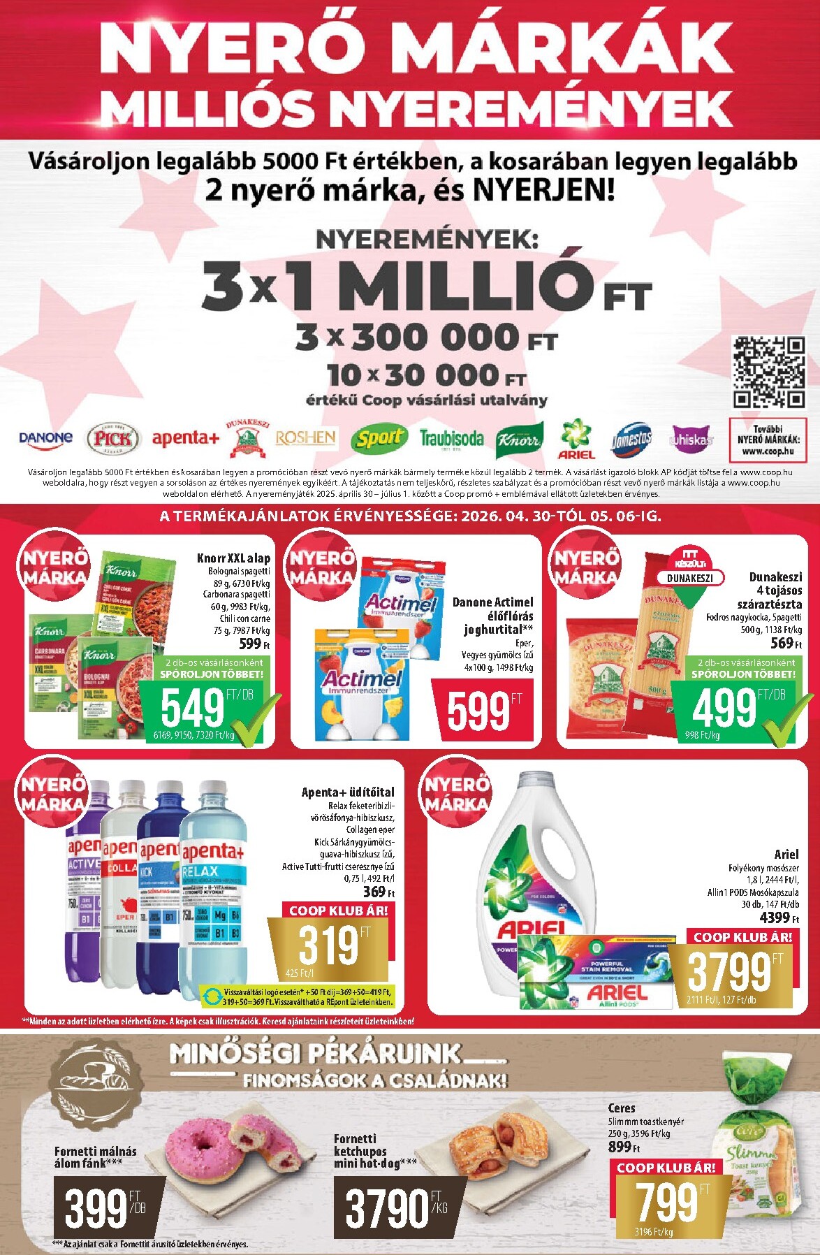 coop - A jövőbeli Coop - Eszak-Kelet Szuper Plusz akciós újság csütörtöktől 2026.04.30.-tól szerdától 2026.05.06.-ig érvényes. - page: 4