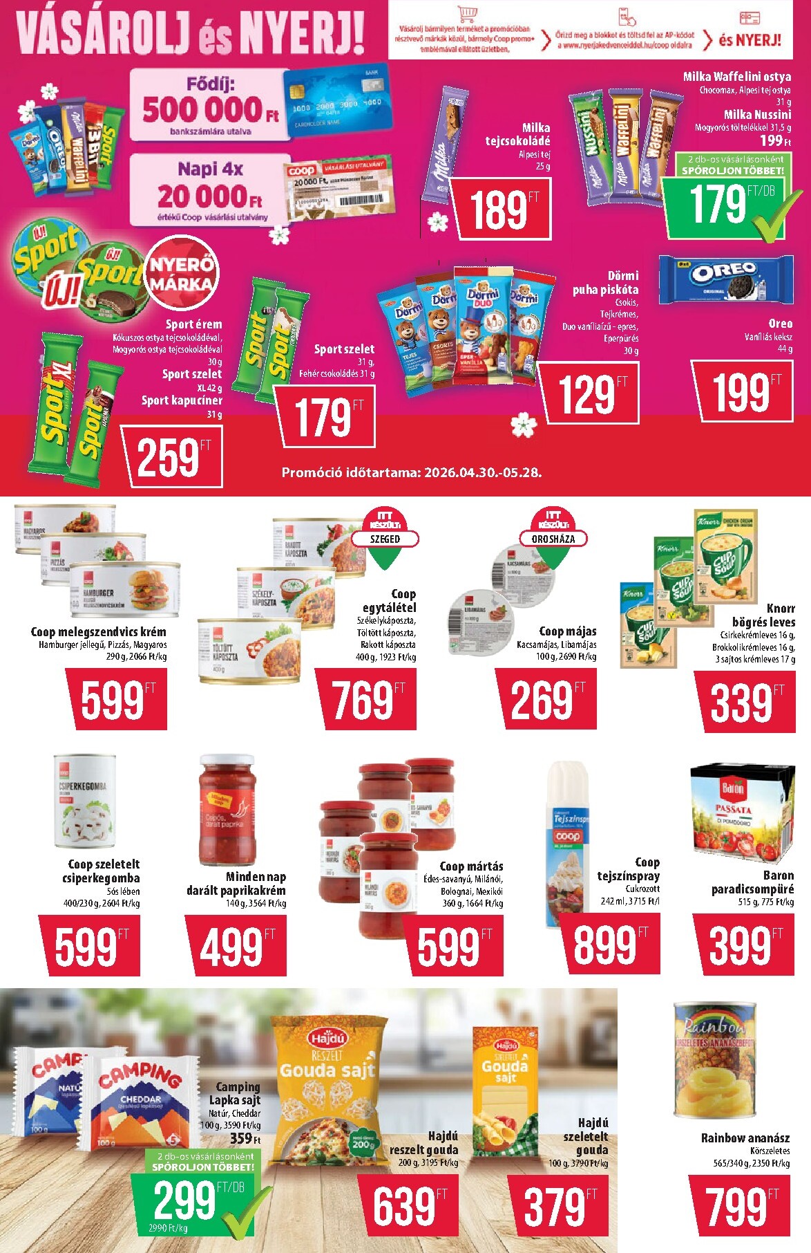 coop - A jövőbeli Coop - Eszak-Kelet Szuper Plusz akciós újság csütörtöktől 2026.04.30.-tól szerdától 2026.05.06.-ig érvényes. - page: 7