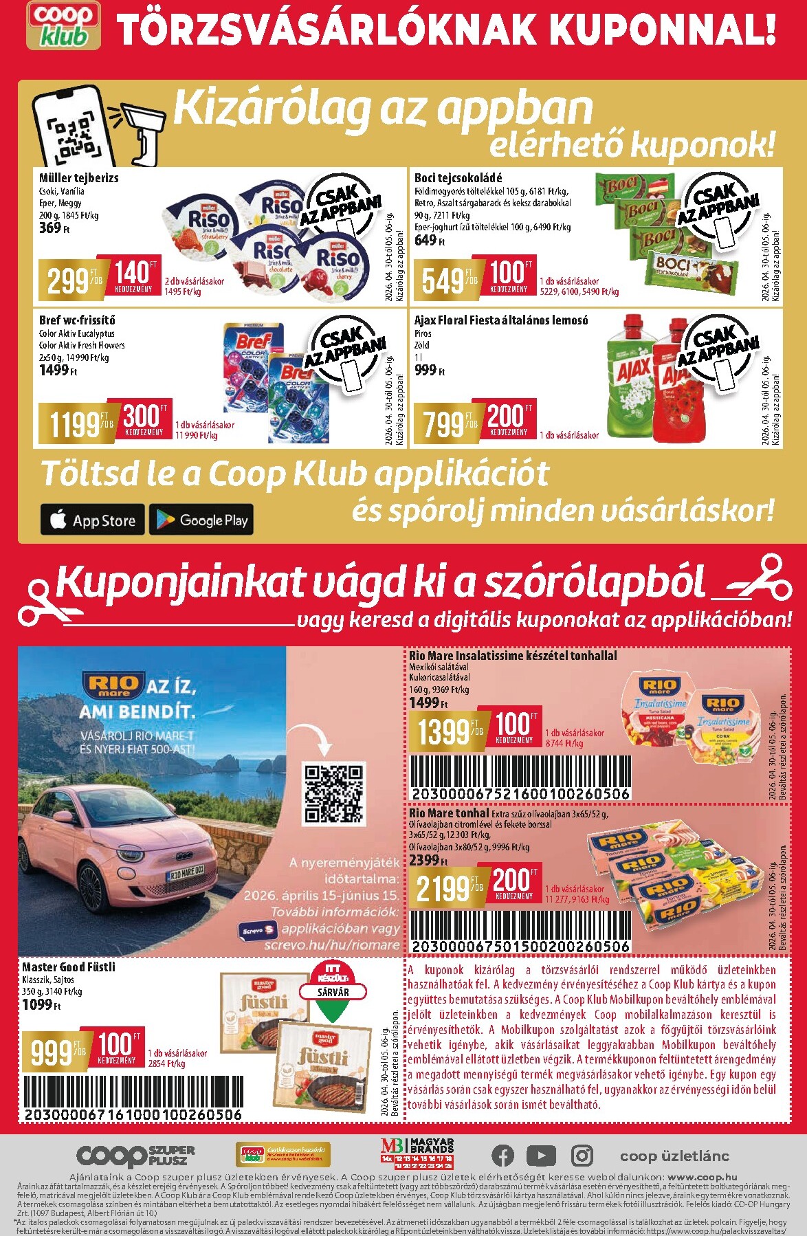 coop - A jövőbeli Coop - Alföld Szuper Plusz akciós újság csütörtöktől 2026.04.30.-tól szerdától 2026.05.06.-ig érvényes. - page: 12