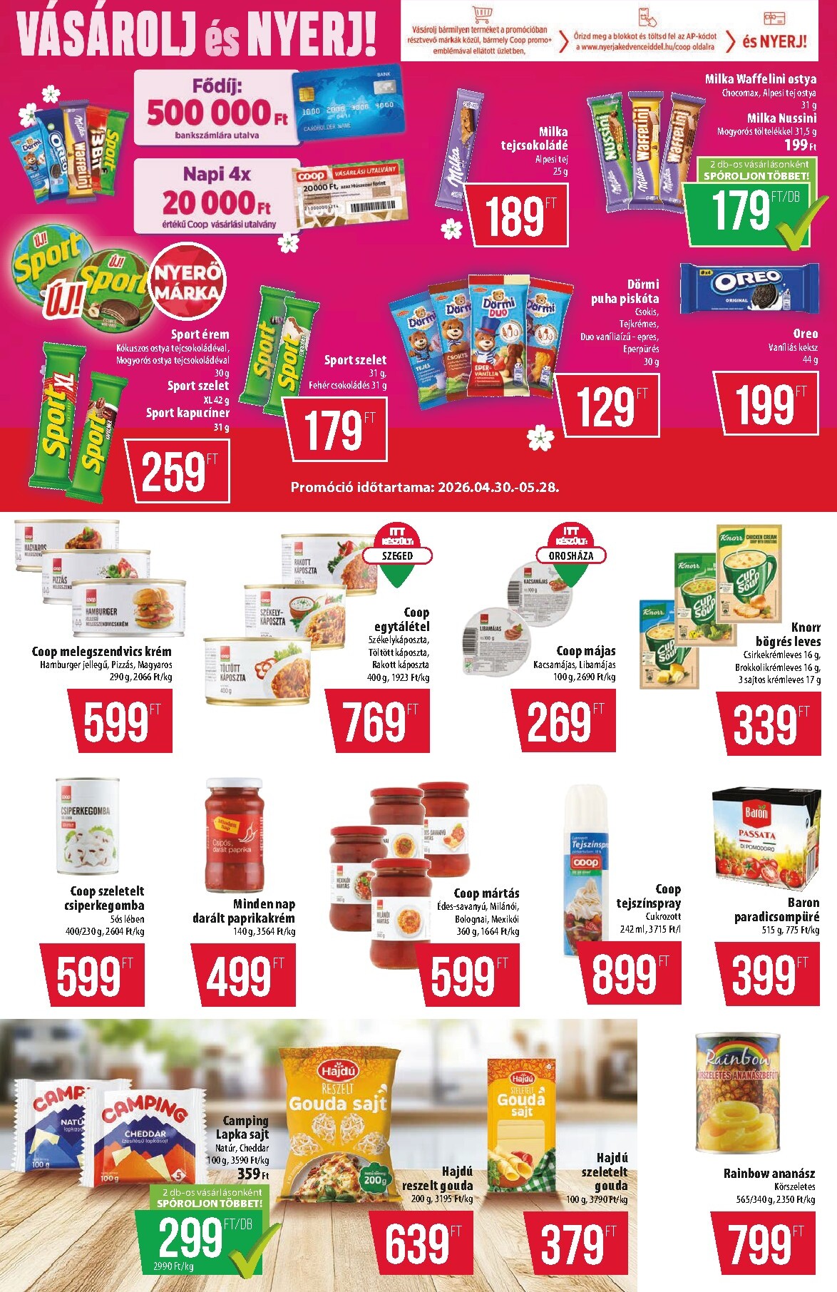 coop - A jövőbeli Coop - Alföld Szuper Plusz akciós újság csütörtöktől 2026.04.30.-tól szerdától 2026.05.06.-ig érvényes. - page: 7