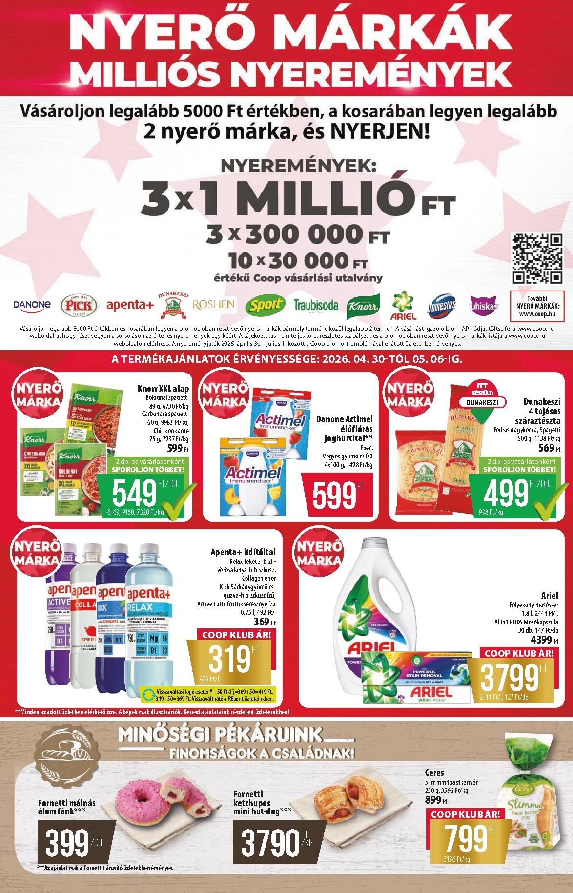 coop - A jövőbeli Coop - Alföld Szuper Plusz akciós újság csütörtöktől 2026.04.30.-tól szerdától 2026.05.06.-ig érvényes. - page: 4