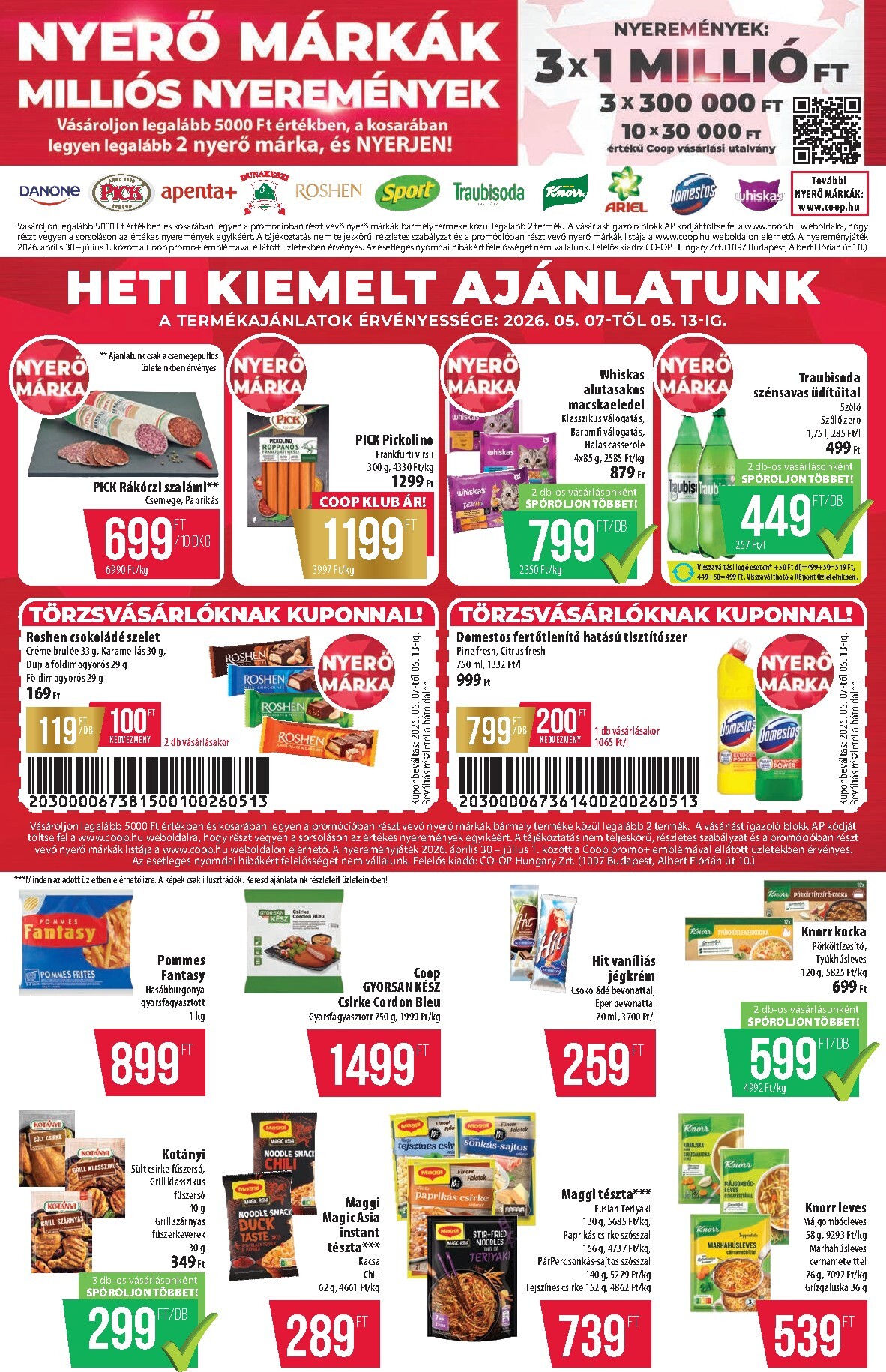coop - Aktuális Coop - Eszak-Kelet Szuper Plusz szórólap érvényes csütörtöktől 2026.05.07.-től szerdától 2026.05.13.-ig - page: 4