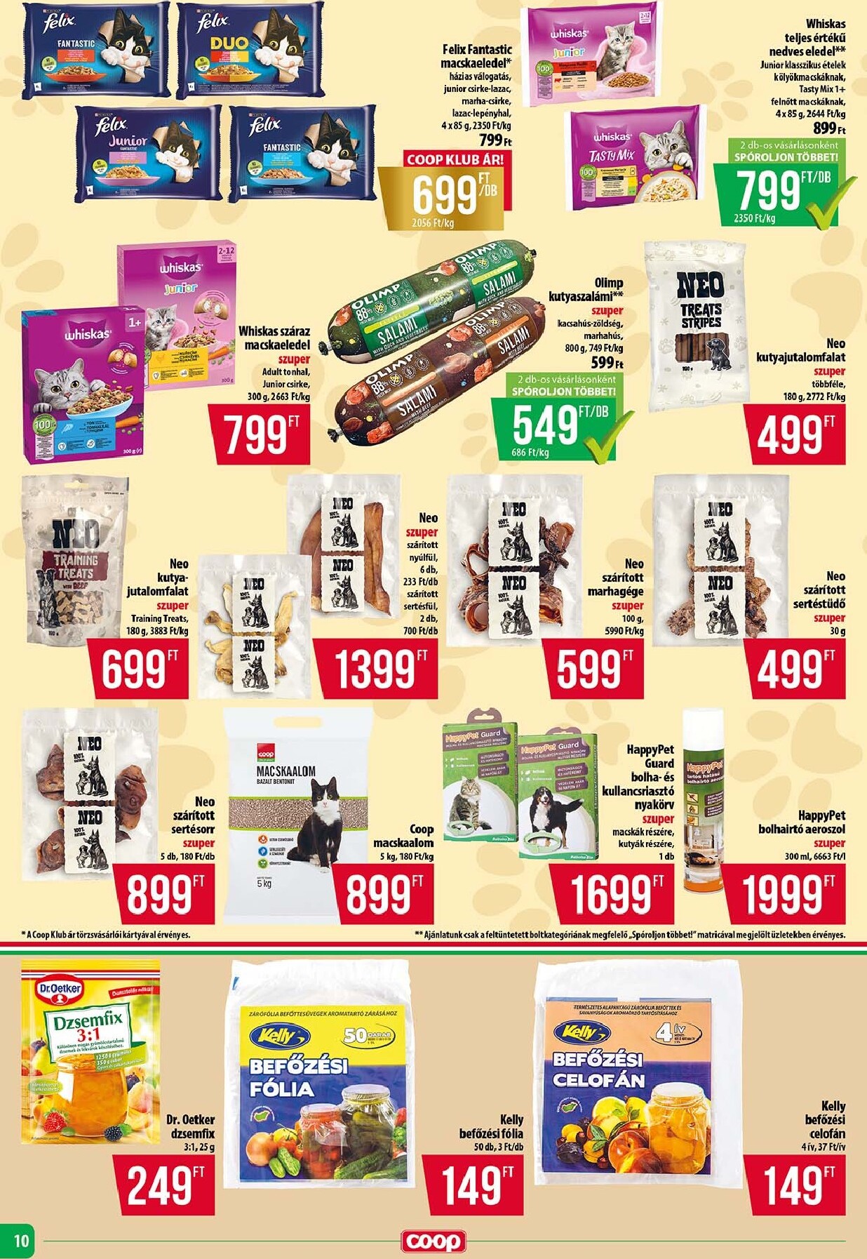 coop - A jövőbeli Coop - Tisza - Abc-Szuper akciós újság csütörtöktől 2026.05.14.-tól szerdától 2026.05.20.-ig érvényes. - page: 10