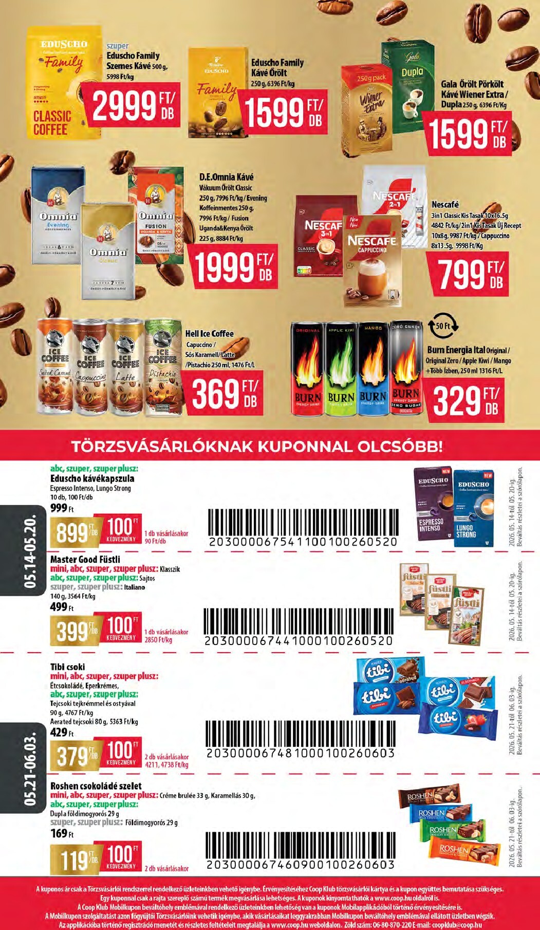 coop - A jövőbeli Coop - Hétforrás akciós újság csütörtöktől 2026.05.14.-tól szerdától 2026.06.03.-ig érvényes. - page: 12