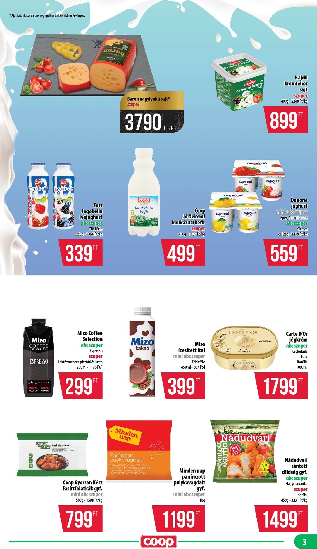 coop - A jövőbeli Coop - Nyírzem/Szabolcs Coop akciós újság csütörtöktől 2026.05.14.-tól szerdától 2026.05.20.-ig érvényes. - page: 3