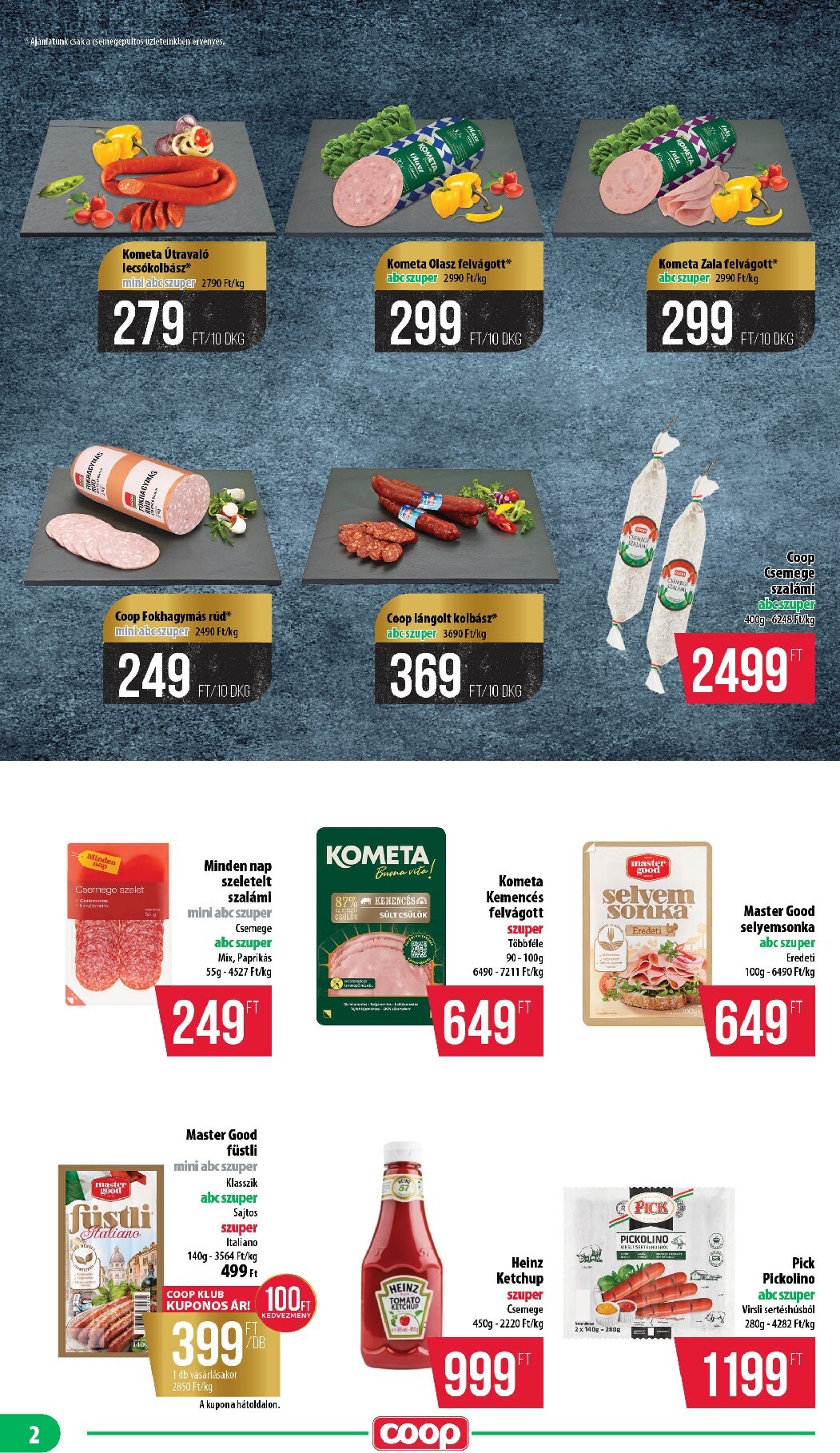 coop - A jövőbeli Coop - Nyírzem/Szabolcs Coop akciós újság csütörtöktől 2026.05.14.-tól szerdától 2026.05.20.-ig érvényes. - page: 2