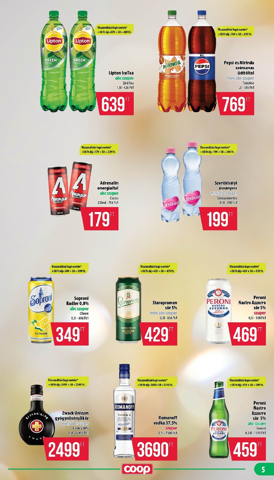 coop - A jövőbeli Coop - Nyírzem/Szabolcs Coop akciós újság csütörtöktől 2026.05.14.-tól szerdától 2026.05.20.-ig érvényes. - page: 5
