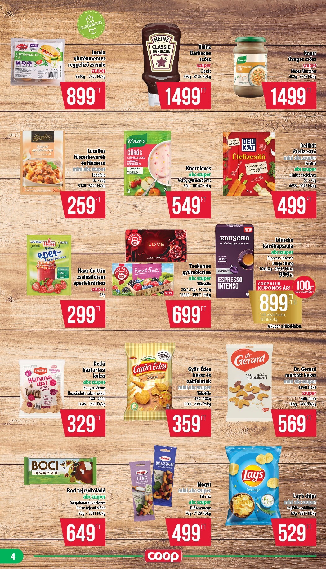 coop - A jövőbeli Coop - Nyírzem/Szabolcs Coop akciós újság csütörtöktől 2026.05.14.-tól szerdától 2026.05.20.-ig érvényes. - page: 4