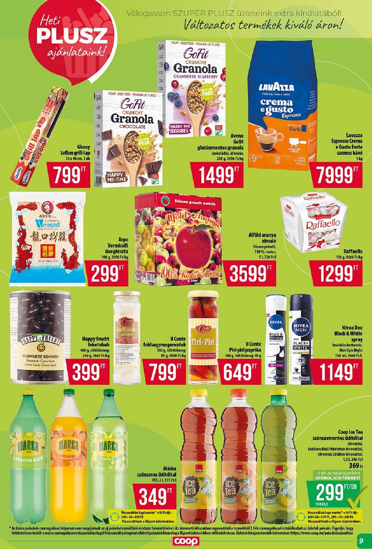 coop - A jövőbeli Coop - Szuper Plusz akciós újság csütörtöktől 2026.05.14.-tól szerdától 2026.05.20.-ig érvényes. - page: 9