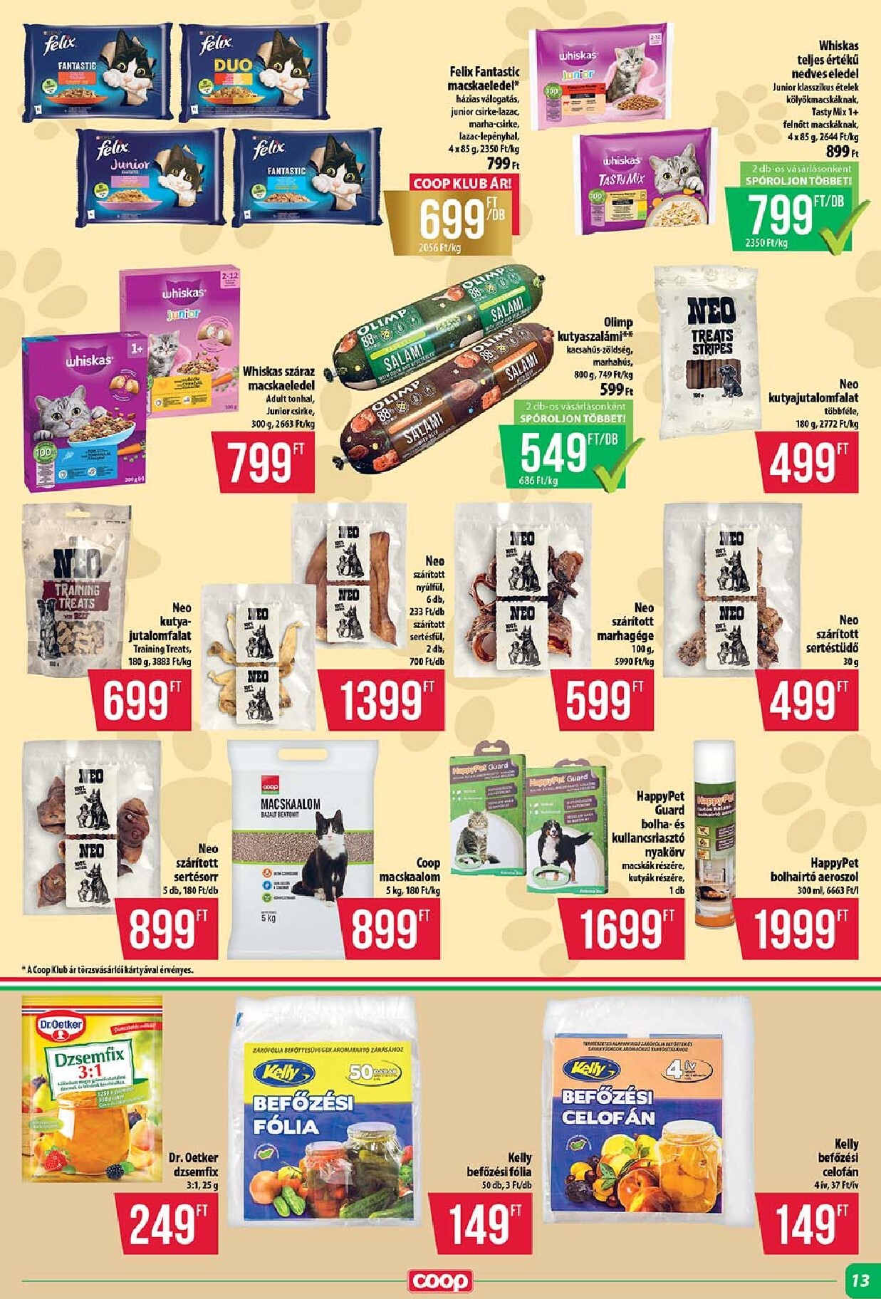 coop - A jövőbeli Coop - Szuper Plusz akciós újság csütörtöktől 2026.05.14.-tól szerdától 2026.05.20.-ig érvényes. - page: 13