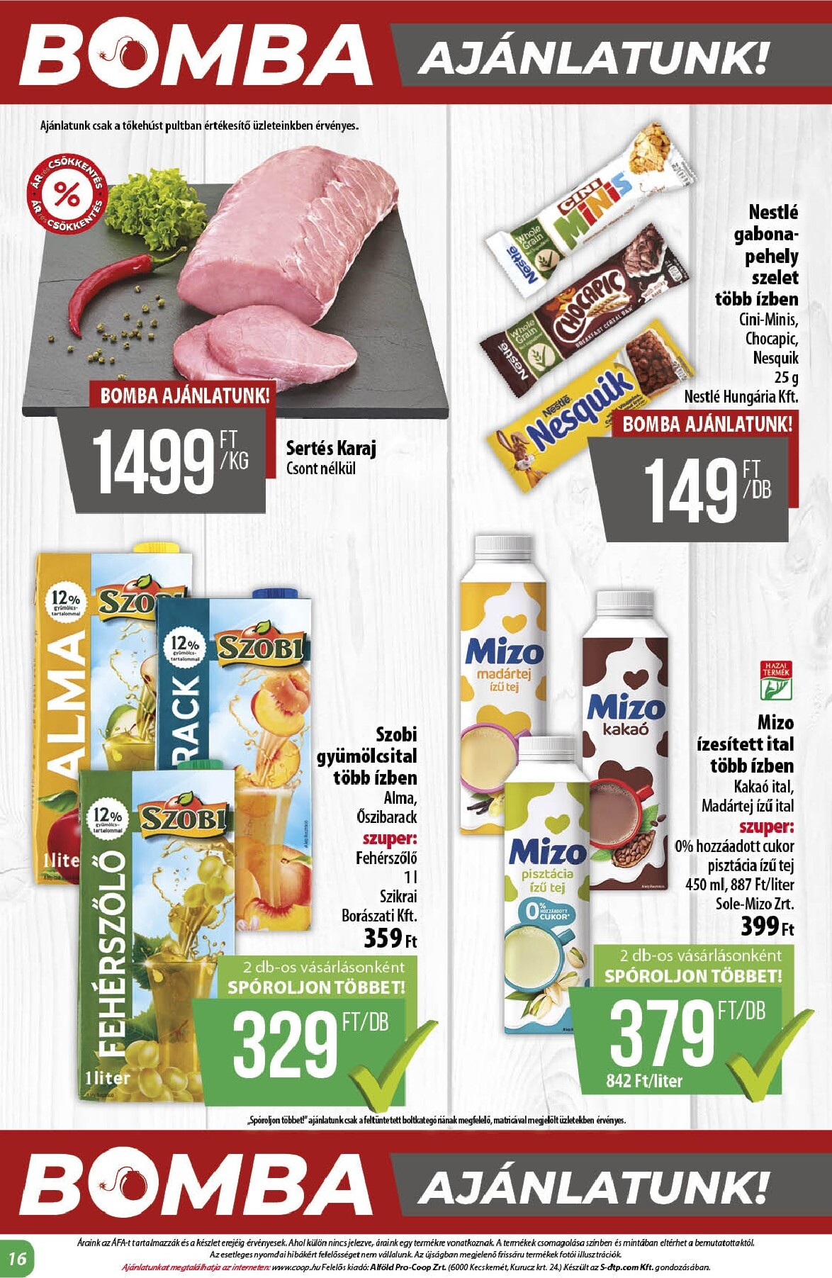 coop - Aktuális Coop - Alföld szórólap érvényes csütörtöktől 2026.05.14.-től szerdától 2026.05.20.-ig - page: 16