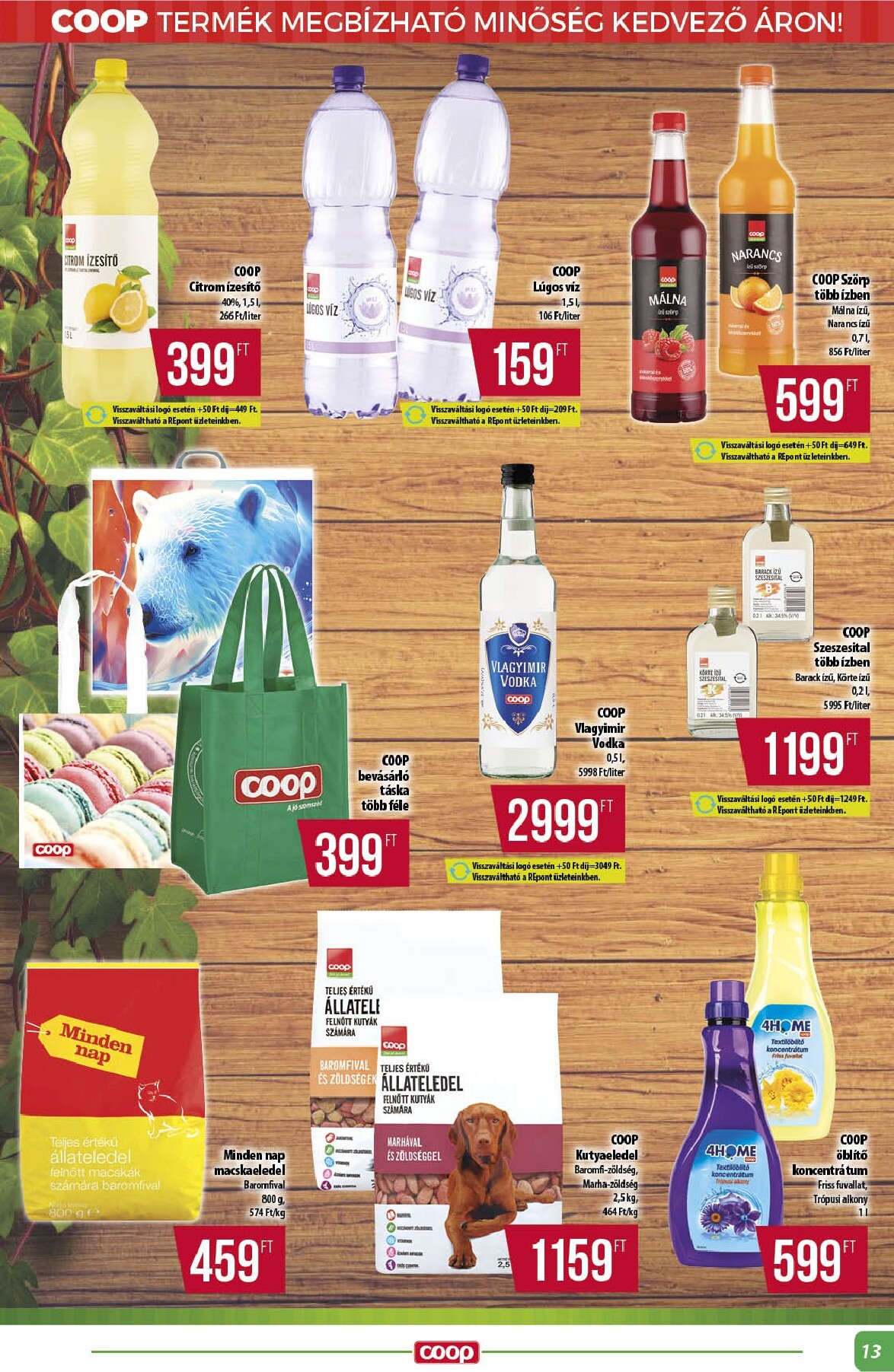 coop - Aktuális Coop - Alföld szórólap érvényes csütörtöktől 2026.05.14.-től szerdától 2026.05.20.-ig - page: 13