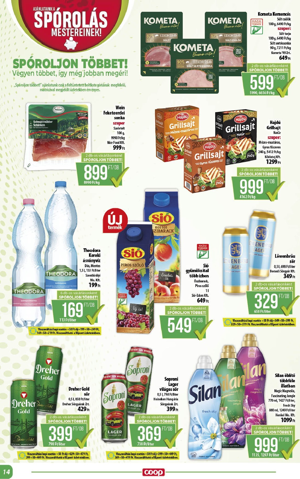 coop - Aktuális Coop - Alföld szórólap érvényes csütörtöktől 2026.05.14.-től szerdától 2026.05.20.-ig - page: 14