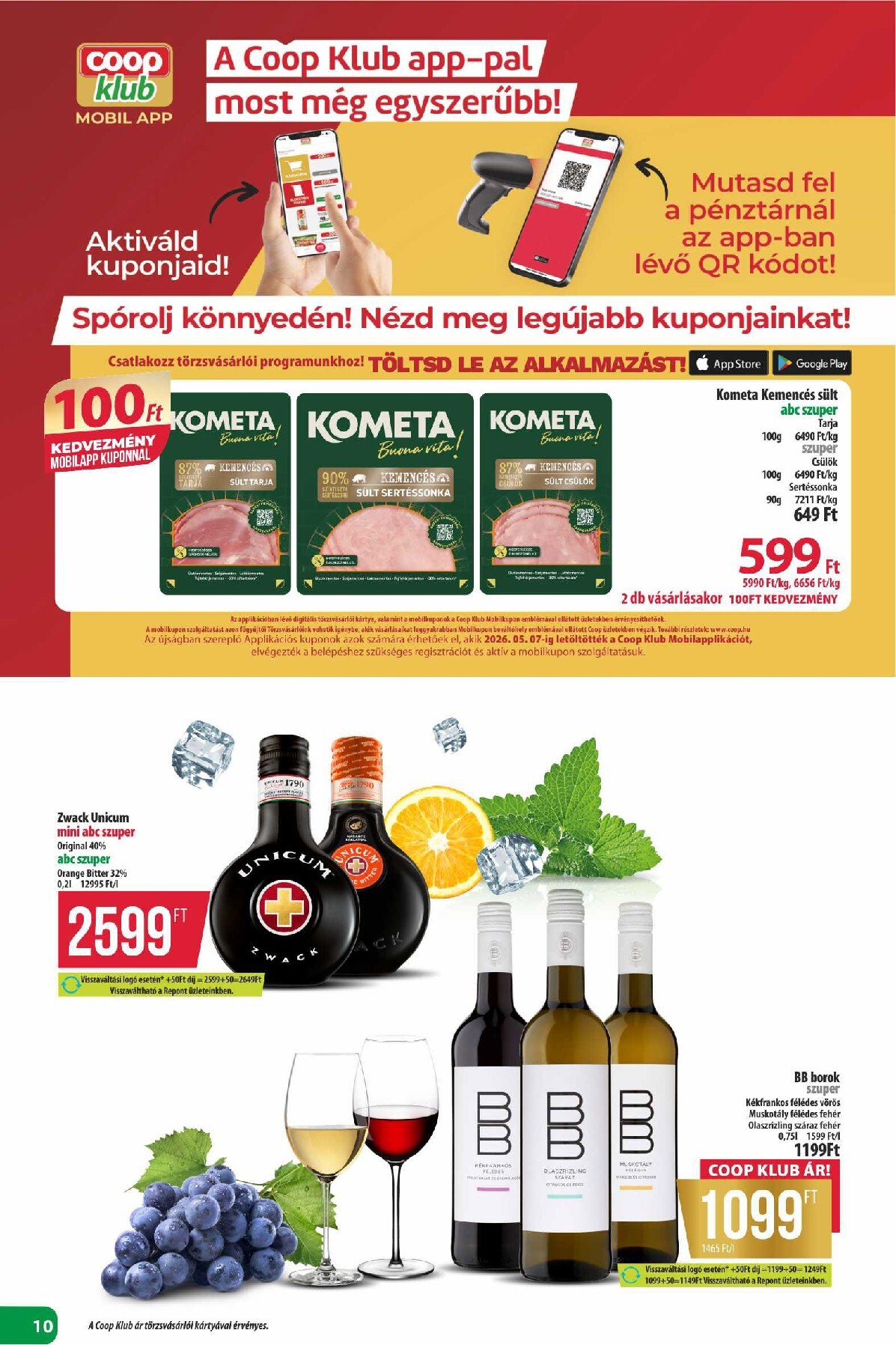 coop - Aktuális Coop - Észak-Kelet szórólap érvényes csütörtöktől 2026.05.14.-től szerdától 2026.05.20.-ig - page: 10